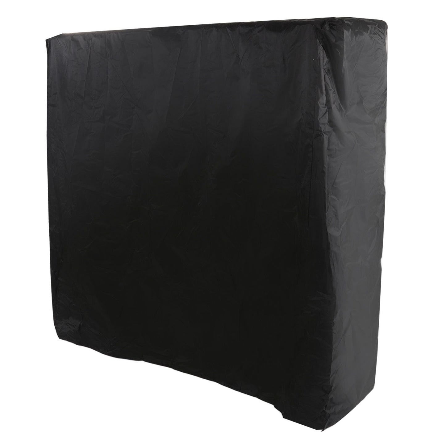 Ping Pong Table Cover Black Zippered 210 Silver Coated Waterproof Dustproof Tennis Table Cover for Patio 155x75x150cm