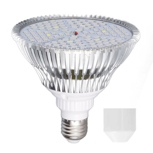 LED Grow Lamp Bulb E27 Low Power Consumption Full Spectrum Low Heat Generation LED Plant Growth Lamp Bulb 85‑265V 80W, 120 Beads