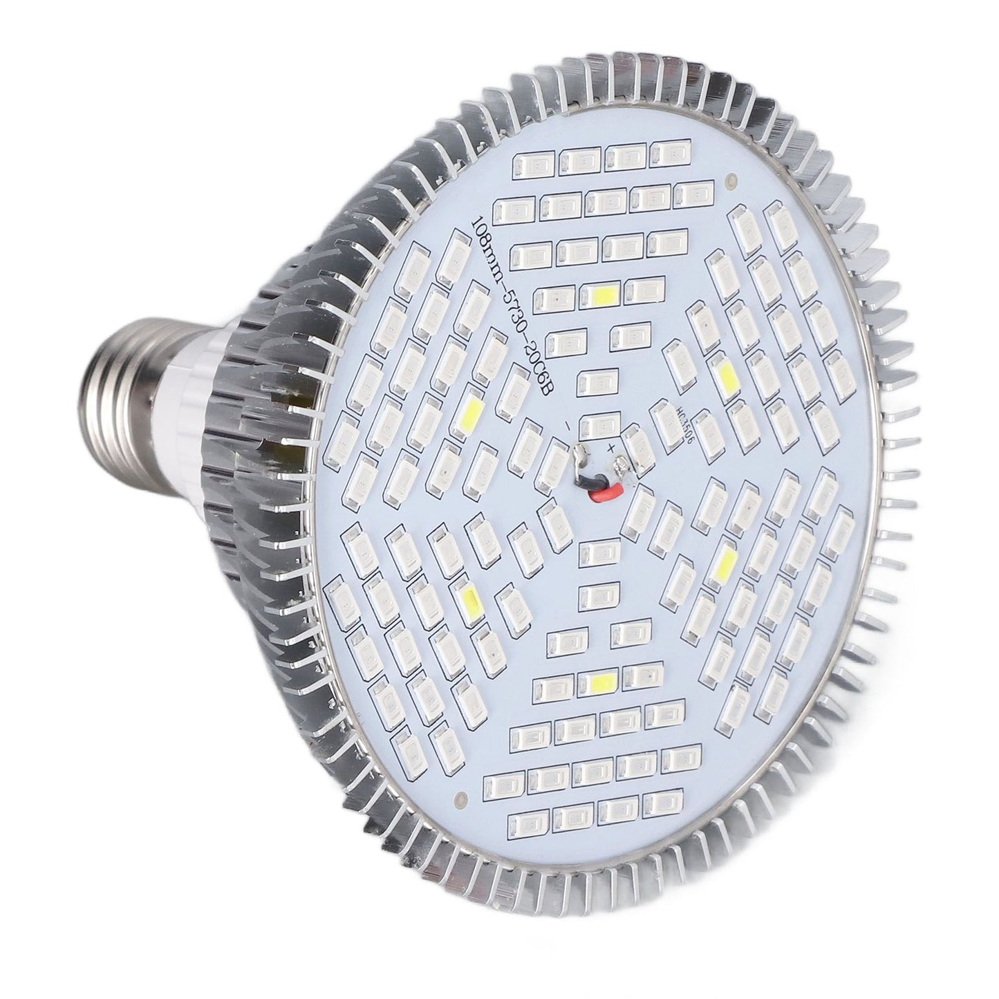 LED Grow Lamp Bulb E27 Low Power Consumption Full Spectrum Low Heat Generation LED Plant Growth Lamp Bulb 85‑265V 80W, 120 Beads