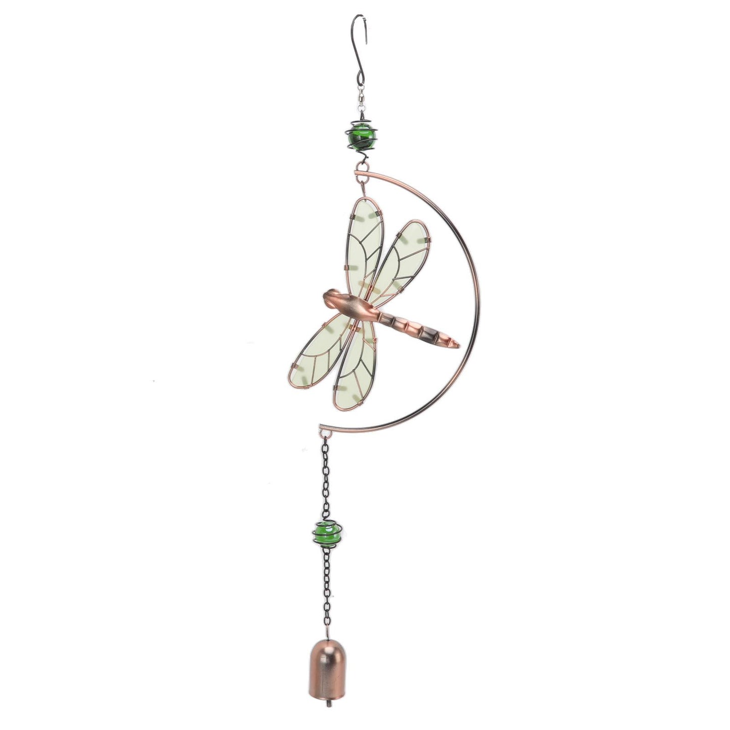 Dragonfly Wind Chimes Waterproof Beautiful Melody Iron Hanging Ornaments for Home Decoration