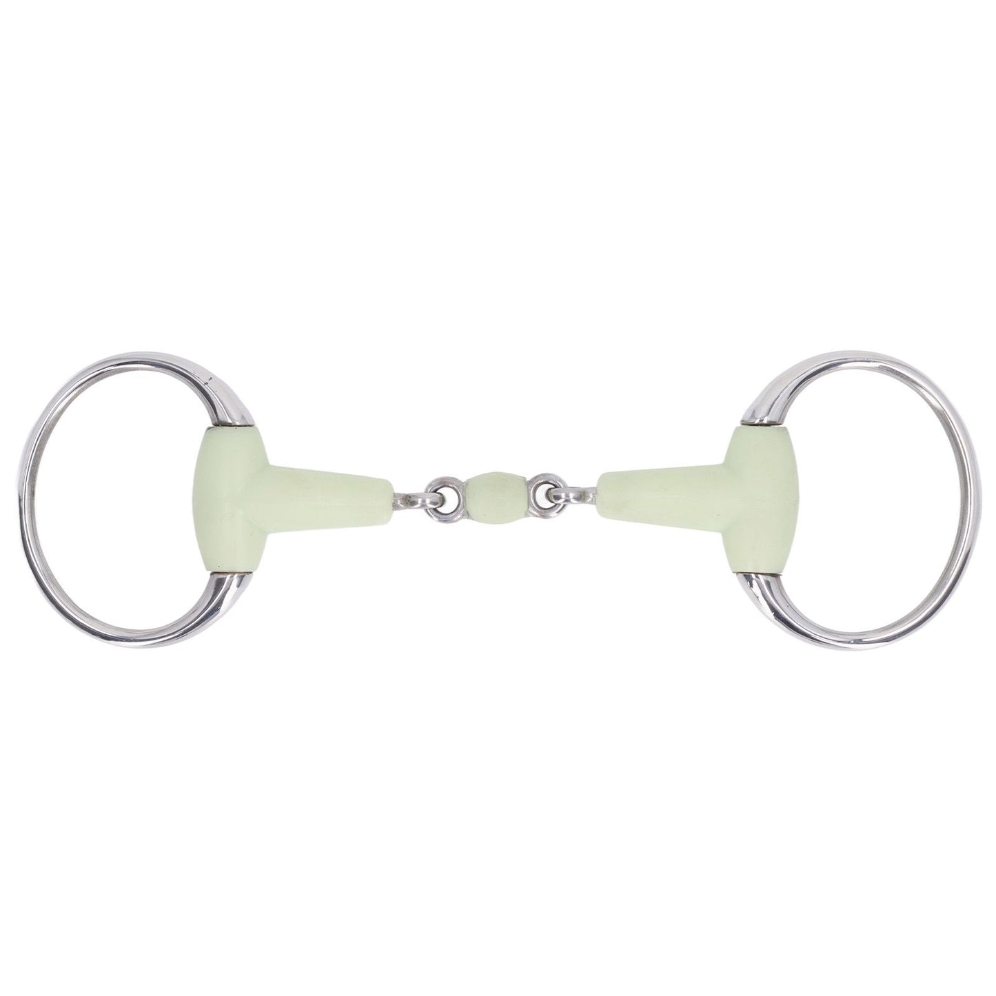 Horse Snaffle Bit Stainless Steel Horse Snaffle Roller Garden Breeding Mouth Bit for for 125mm Horse Mouth