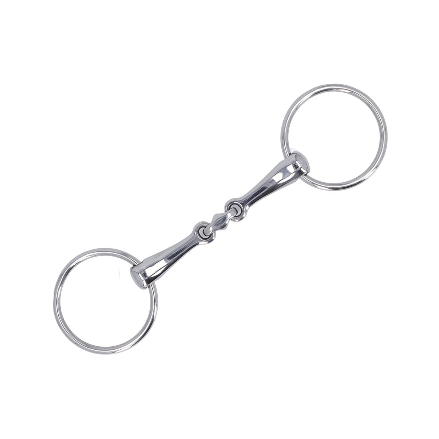 Horse Snaffle Stainless Steel Flexible Jointed Wearable Rust Proof O Ring Horse Mouth Bit for Horse Racing