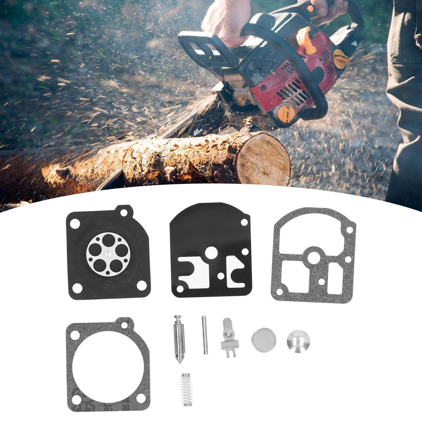 Carburetor Rebuild Repair Kit for Stihl for Zama 009 010 011 012 011AV Chainsaw Gasket Parts