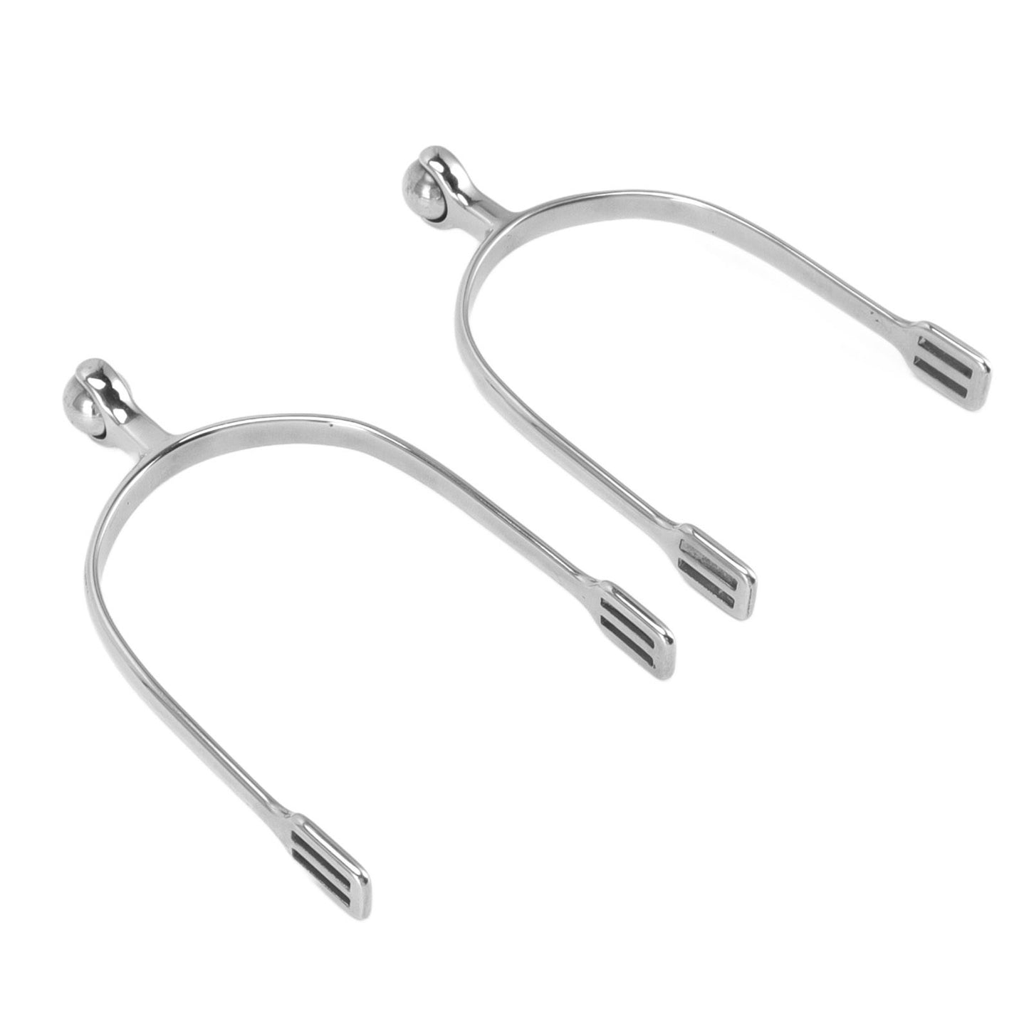 1 Pair Horse Spurs Stainless Steel Western Cowboy Equestrian Boot Spurs for Horse Training Riding