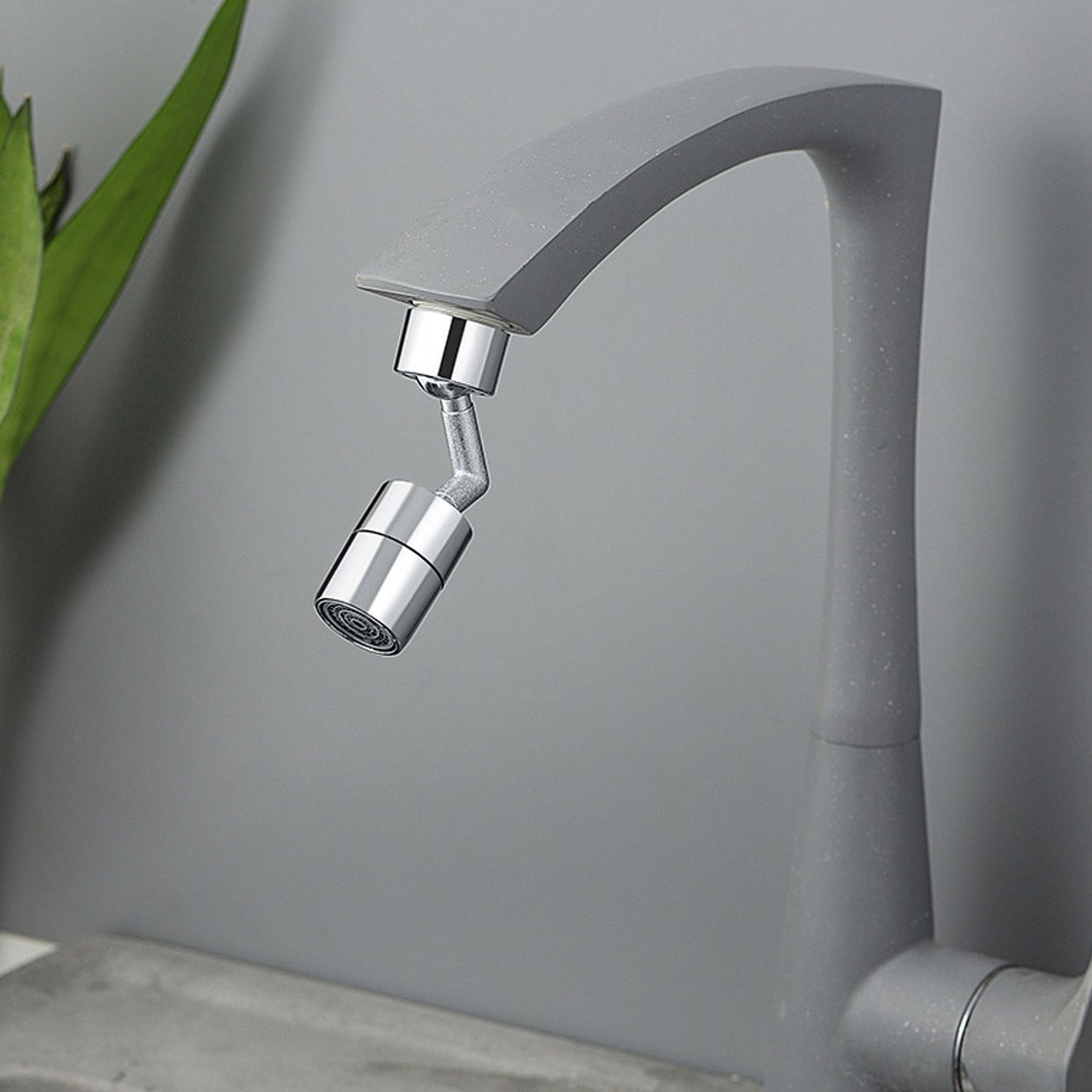 Universal 360 Degree Swivel Faucet Extender All Copper Anti Splash Faucet Aerator for Kitchen