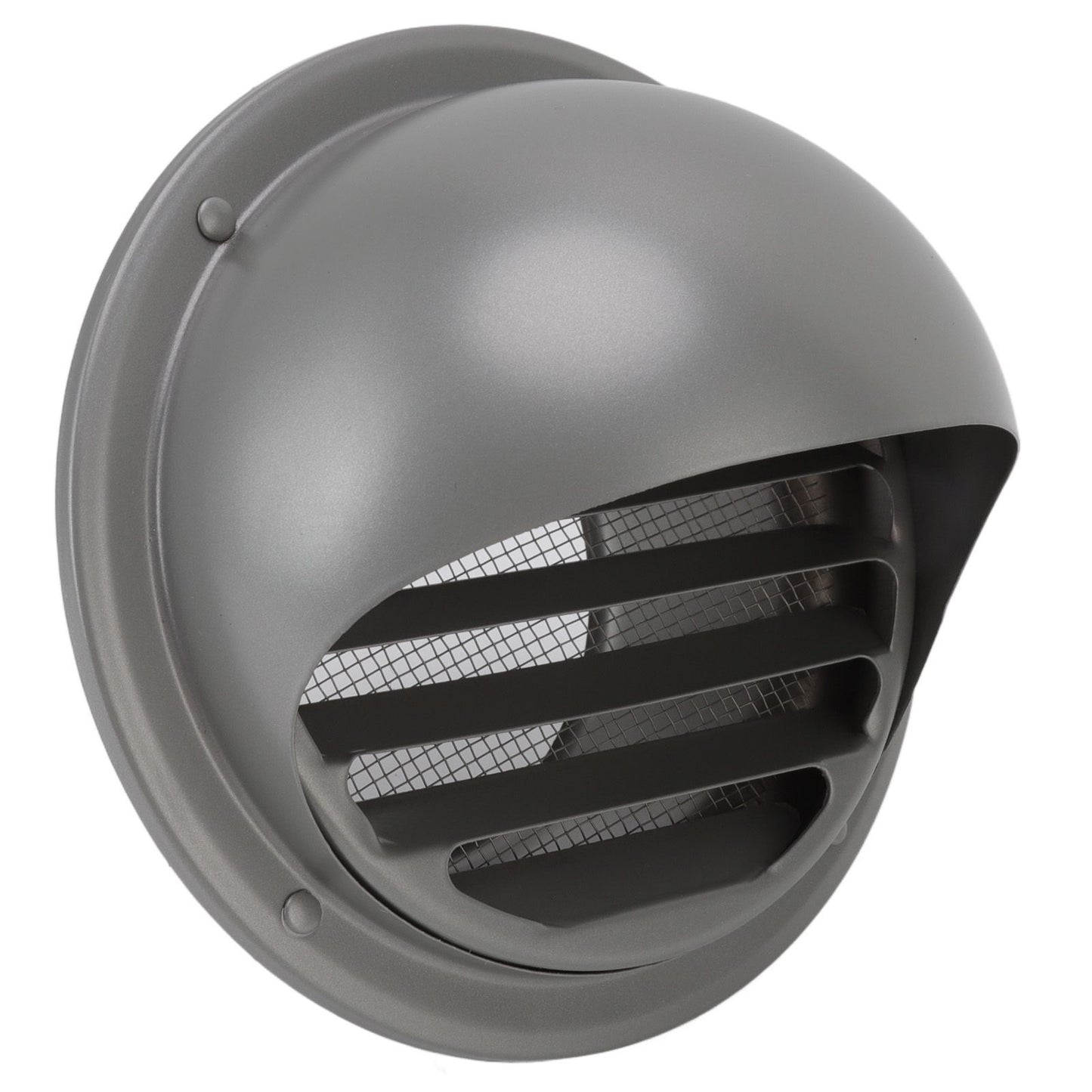 Stainless Steel Round Air Vent Louvered Cover Waterproof Windproof External Wall Vent Outlet for Ventilation System