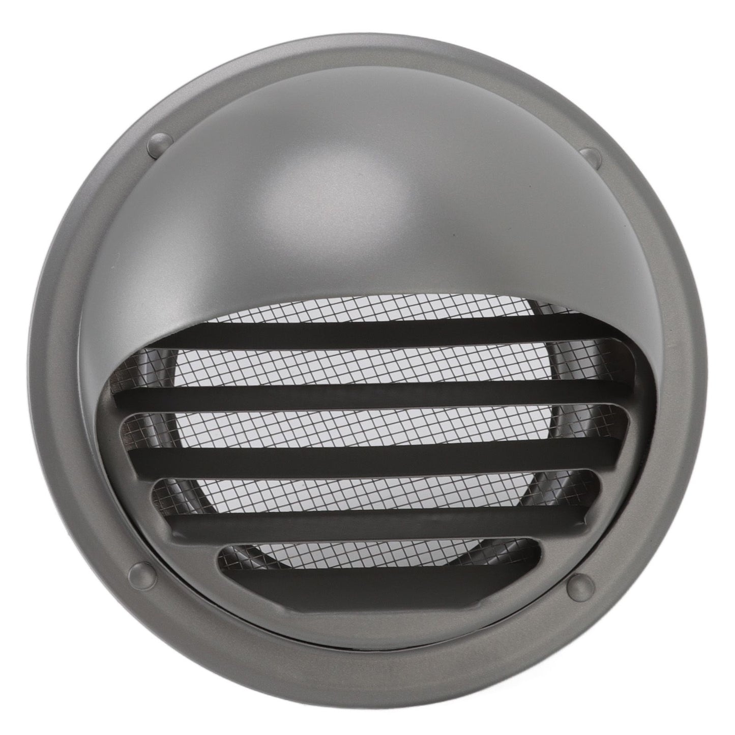 Stainless Steel Round Air Vent Louvered Cover Waterproof Windproof External Wall Vent Outlet for Ventilation System