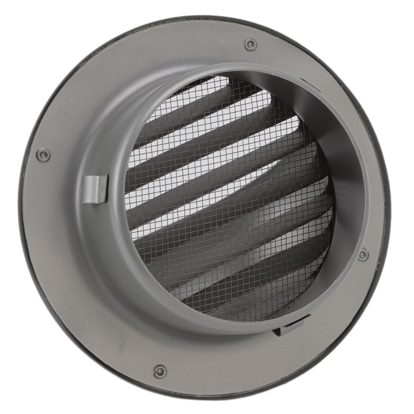 Stainless Steel Round Air Vent Louvered Cover Waterproof Windproof External Wall Vent Outlet for Ventilation System