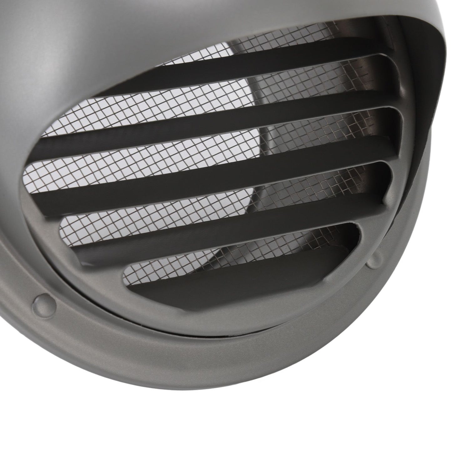 Stainless Steel Round Air Vent Louvered Cover Waterproof Windproof External Wall Vent Outlet for Ventilation System