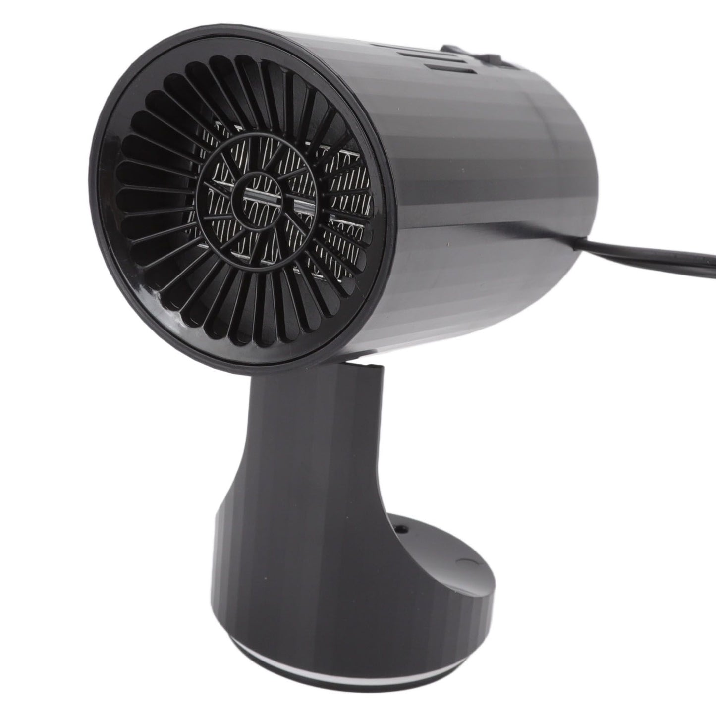 Black Portable Car Heater Quick Heating Automatic Overheat Protection Car Windshield Defroster 150W 24V