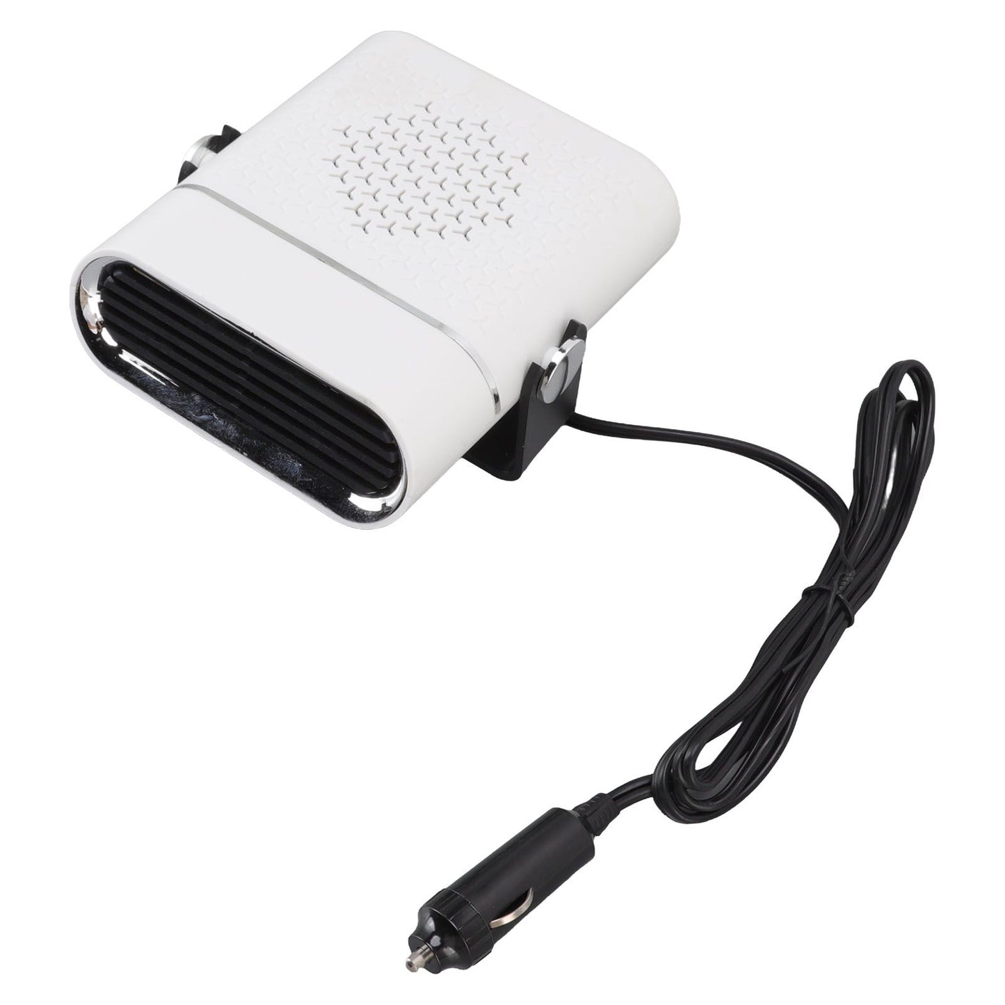Car Heater Portable Fast Heating 360 Degree Rotation Car Heater Windscreen Defroster Defogger 12V White