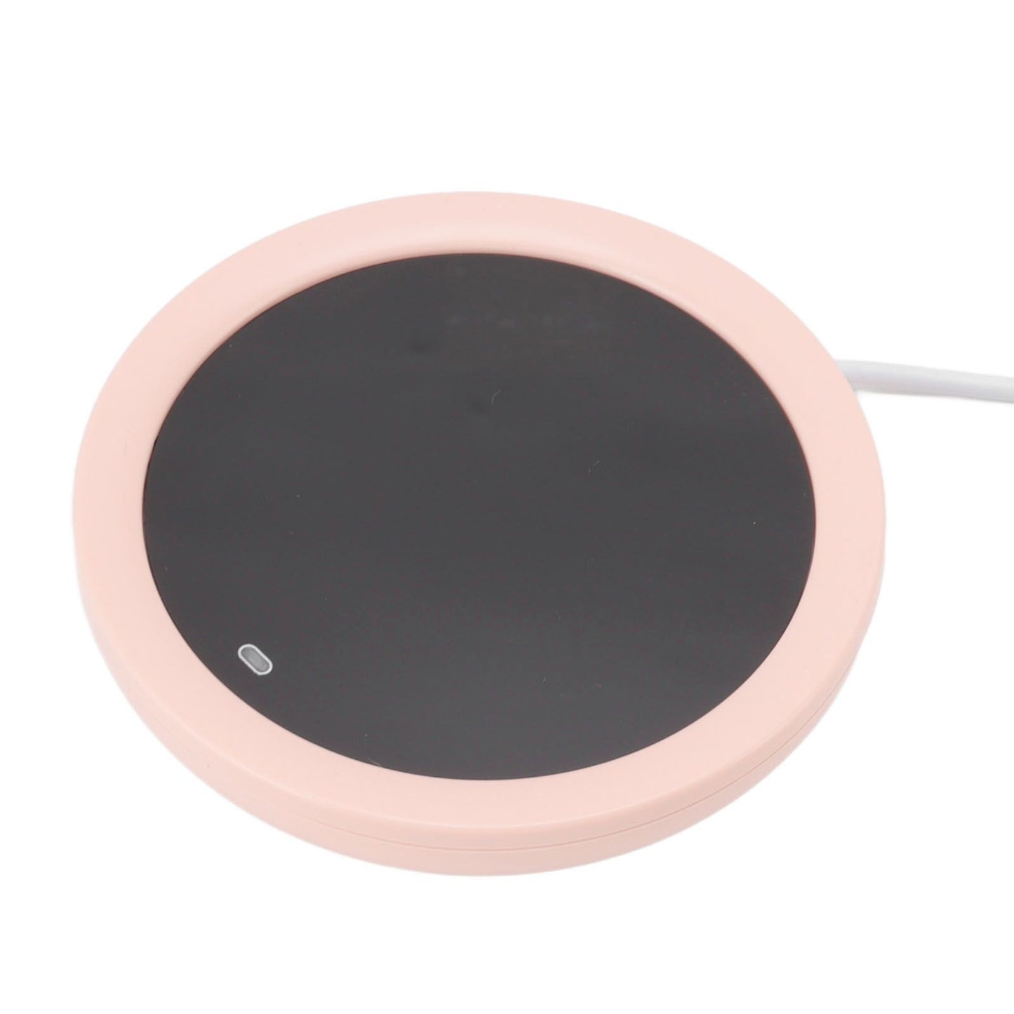 USB Coffee Mug Warmer Electric Gravity Switch 55 Celsius Degree Milk Heating Plate for Office Pink