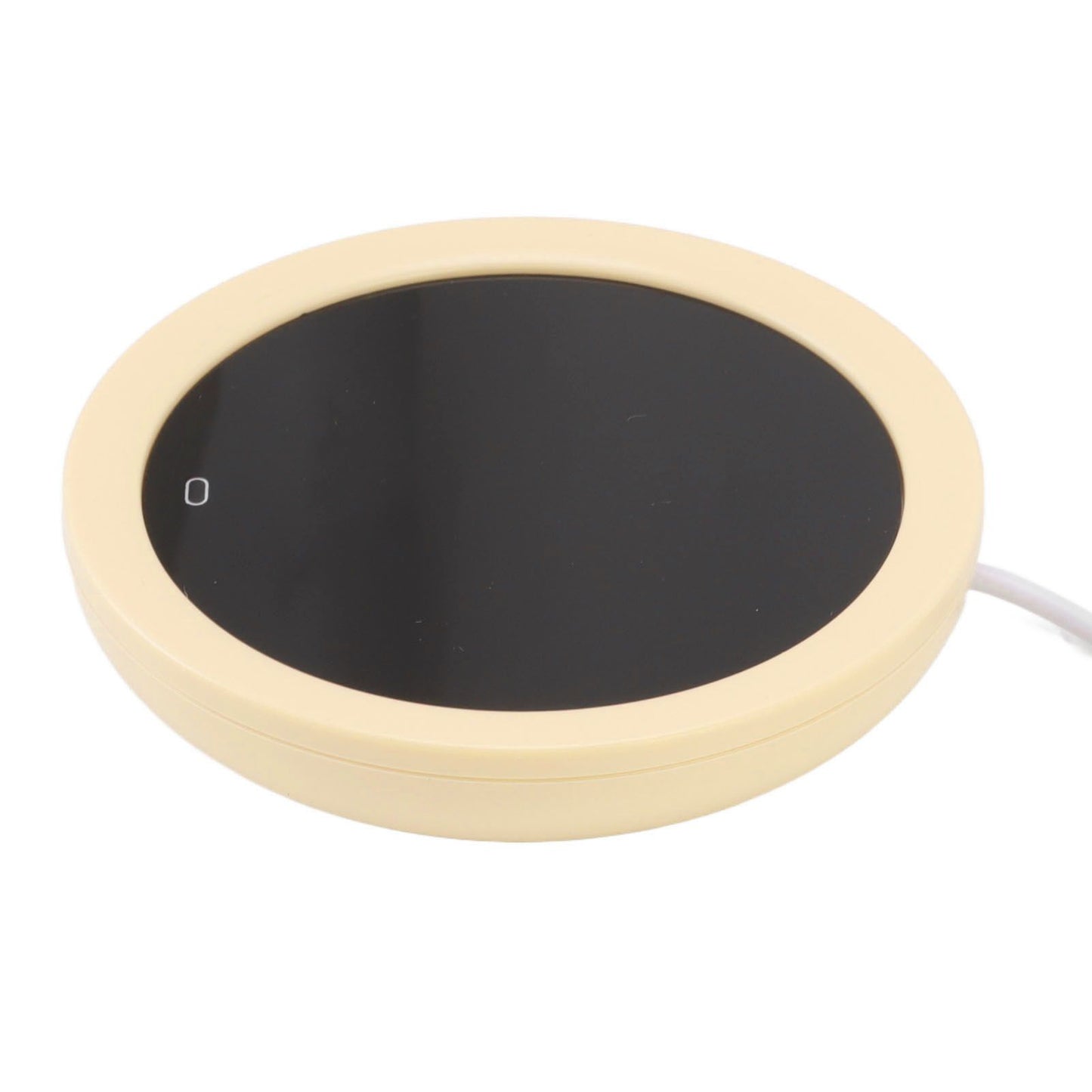 USB Coffee Mug Warmer Electric Gravity Switch 55 Celsius Degree Milk Heating Plate for Office Yellow
