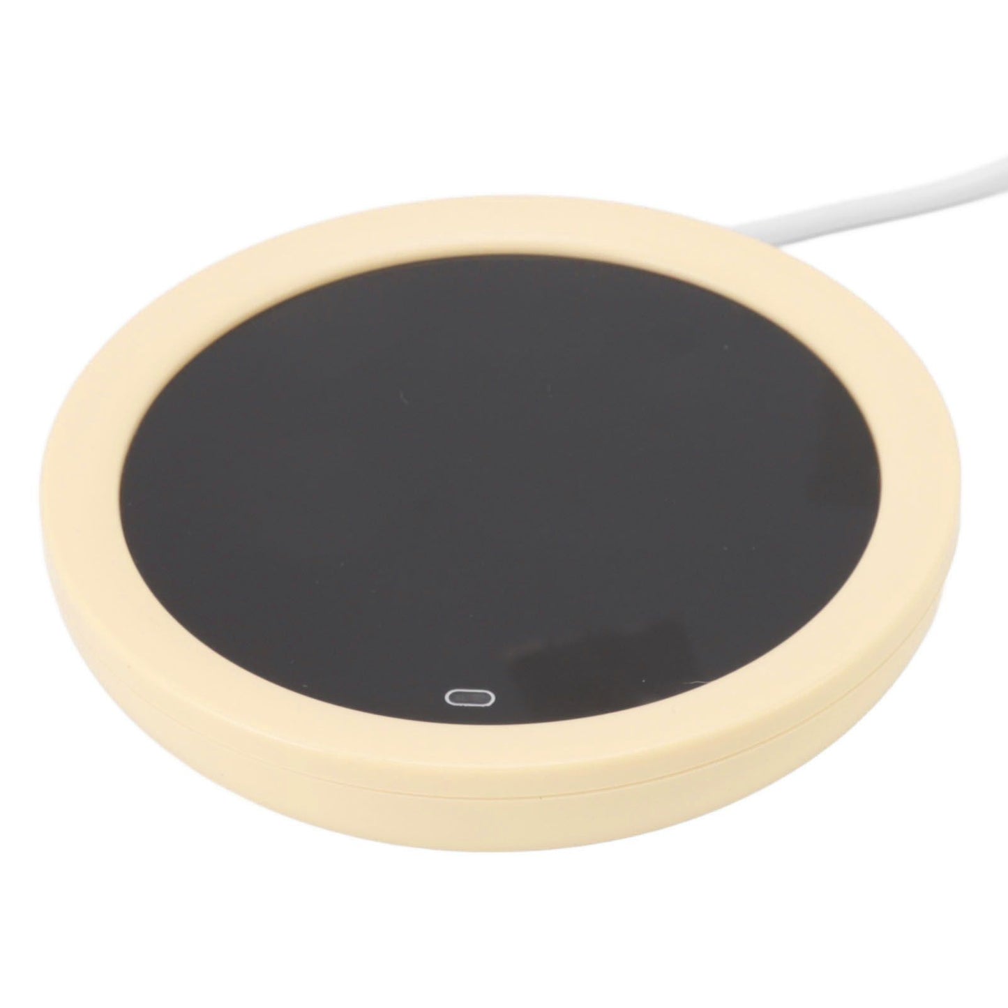 USB Coffee Mug Warmer Electric Gravity Switch 55 Celsius Degree Milk Heating Plate for Office Yellow