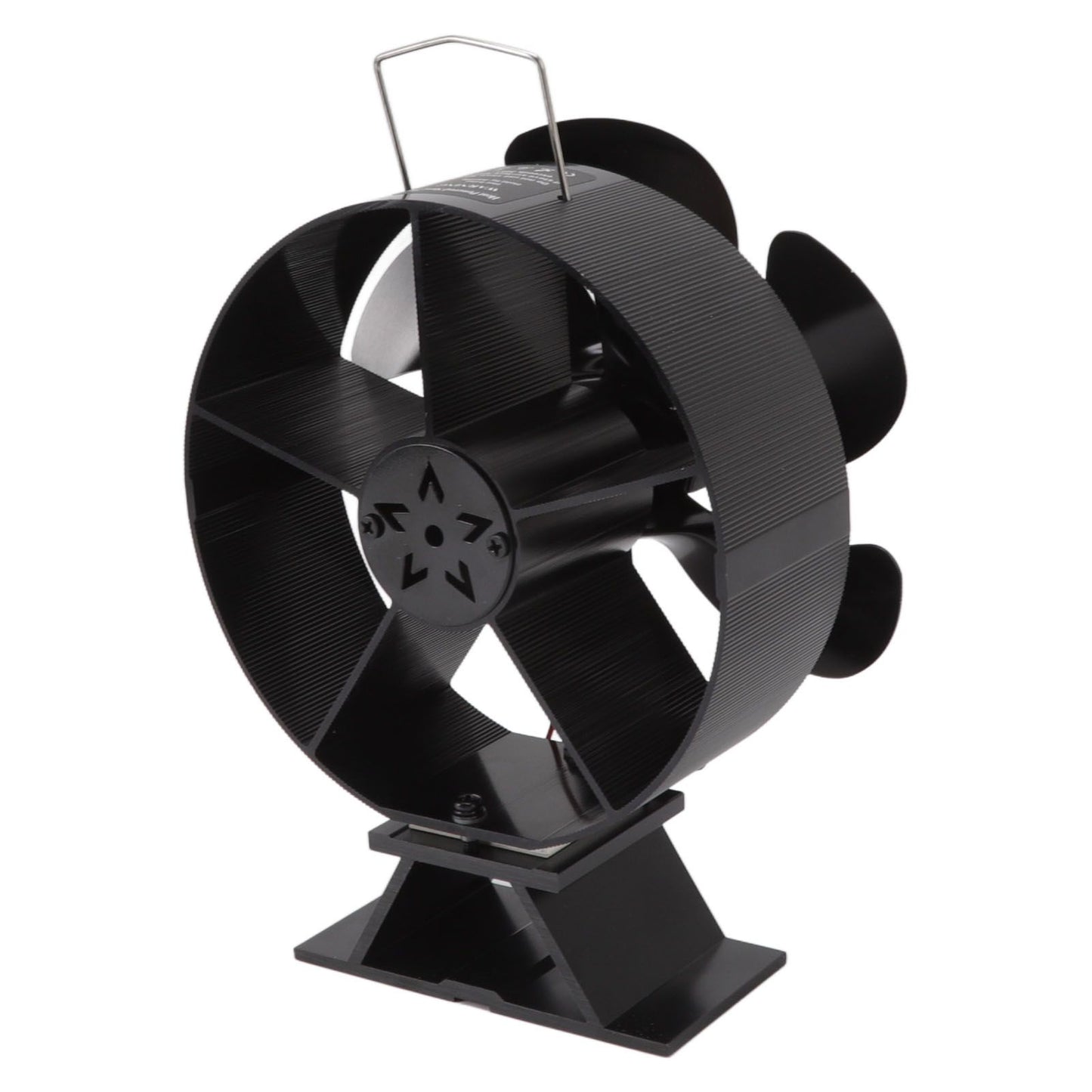 6 Blades Fireplace Fan Thermoelectric Module Wood Stove Fan Heat Powered Wood Burning Air Circulation Fan for Home