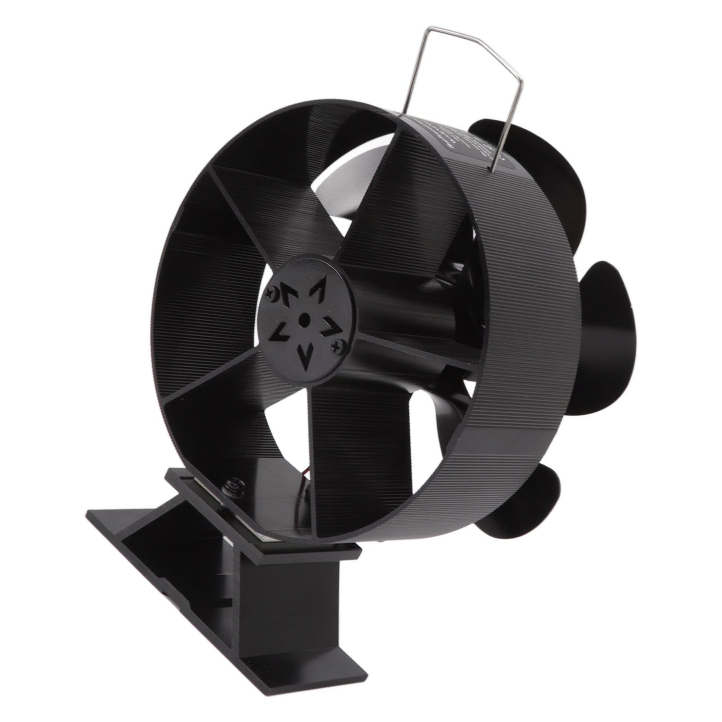 6 Blades Fireplace Fan Thermoelectric Module Wood Stove Fan Heat Powered Wood Burning Air Circulation Fan for Home