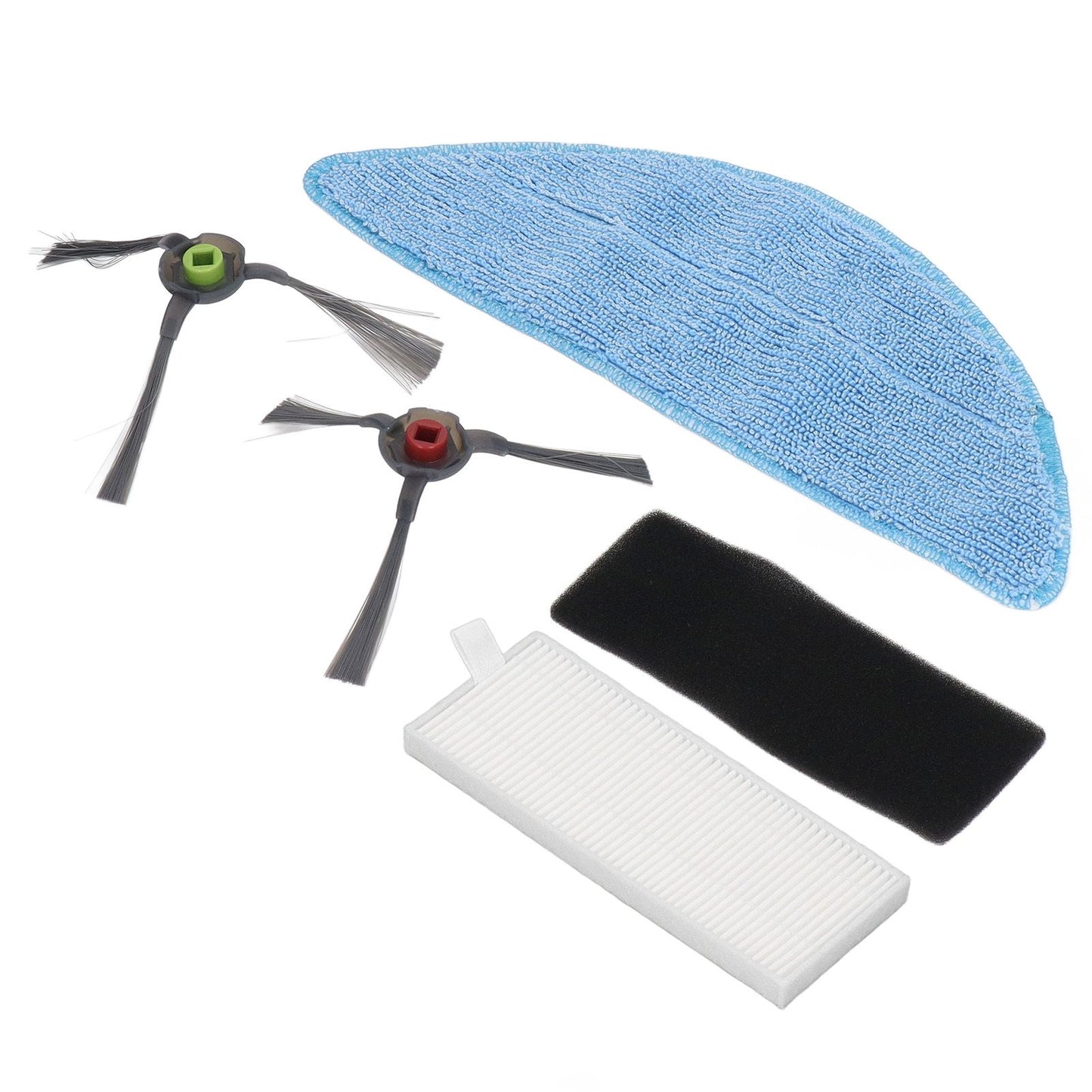Robot Cleaner Rag Filter Set Replaceable Reusable Robot Cleaner Side Brush Set for Yeedi K600 K700 K680