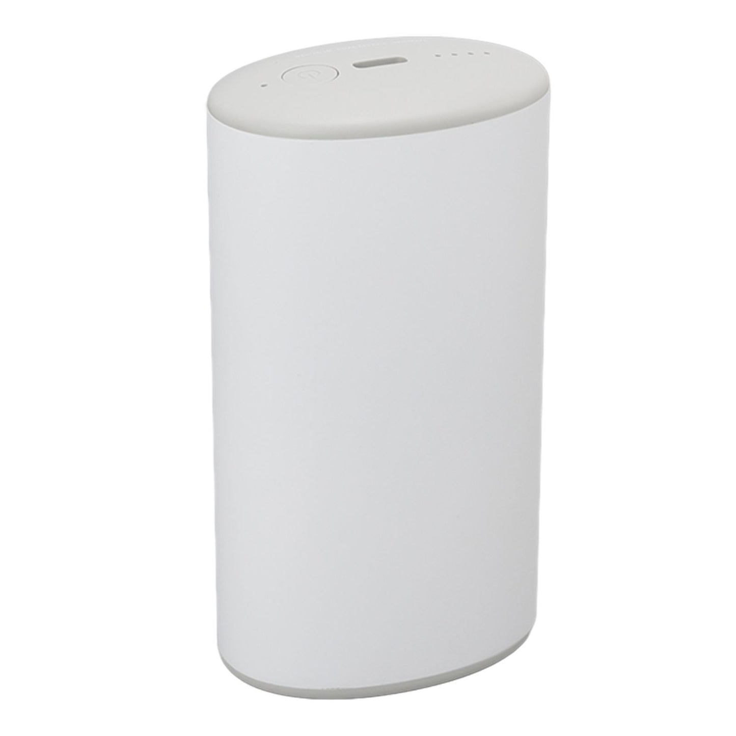 6000mAh Mini Hand Warmer Two Gears Double Protection USB Charging Pocket Heater for Winter Outdoor White