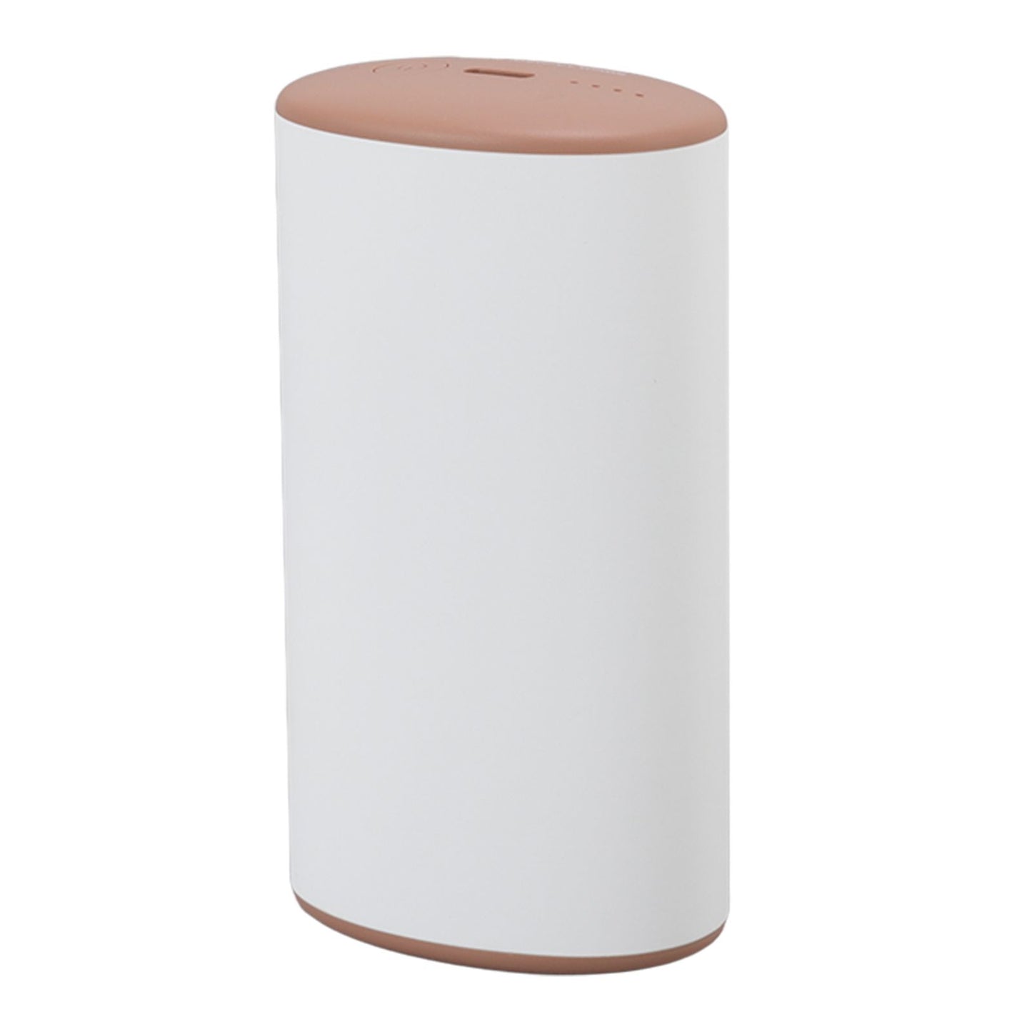 6000mAh Mini Hand Warmer Two Gears Double Protection USB Charging Pocket Heater for Winter Outdoor Brown