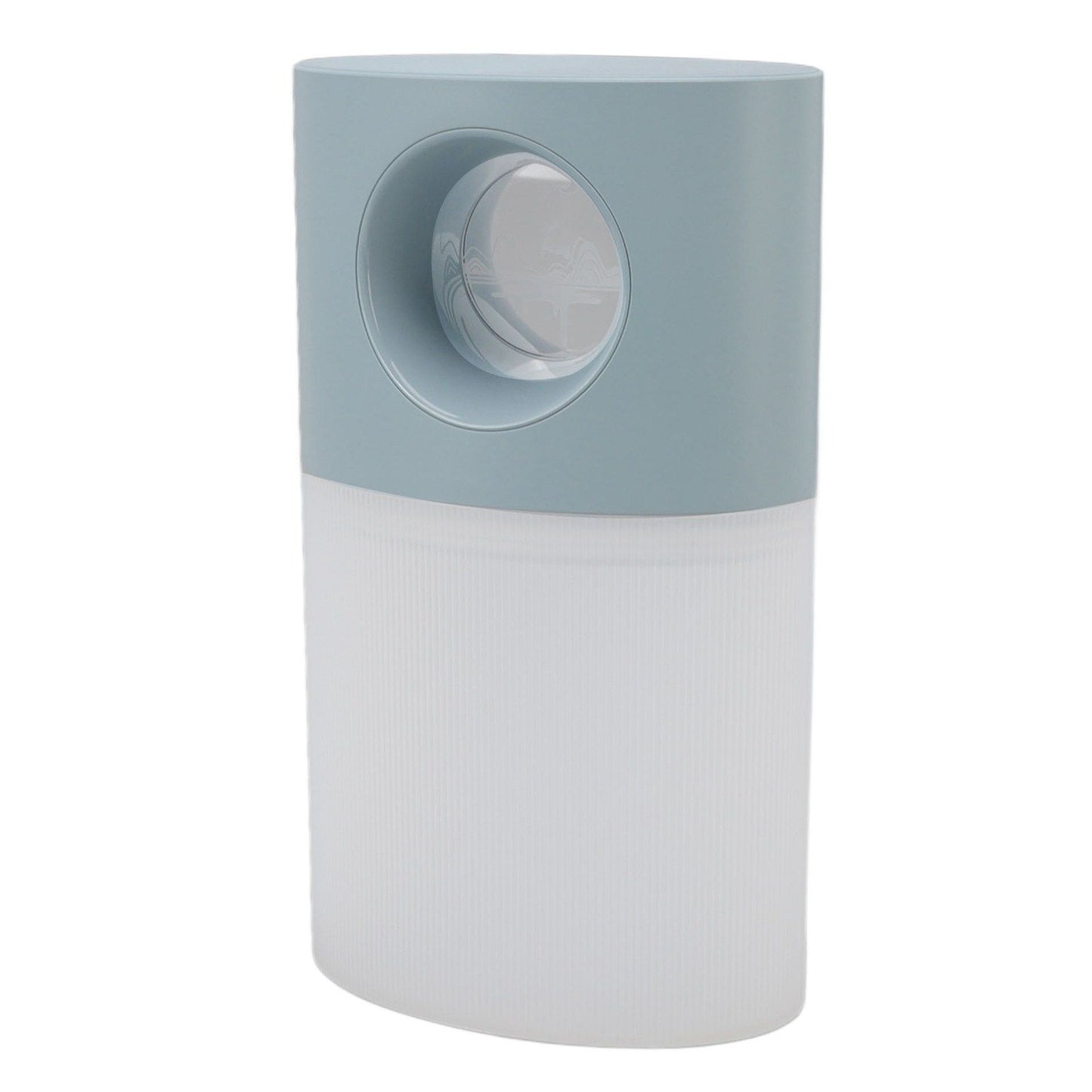 Mini Humidifier Quiet USB Rechargeable Fine Mist Portable Desktop Humidifier with Night Light for Home Office 350ml Blue