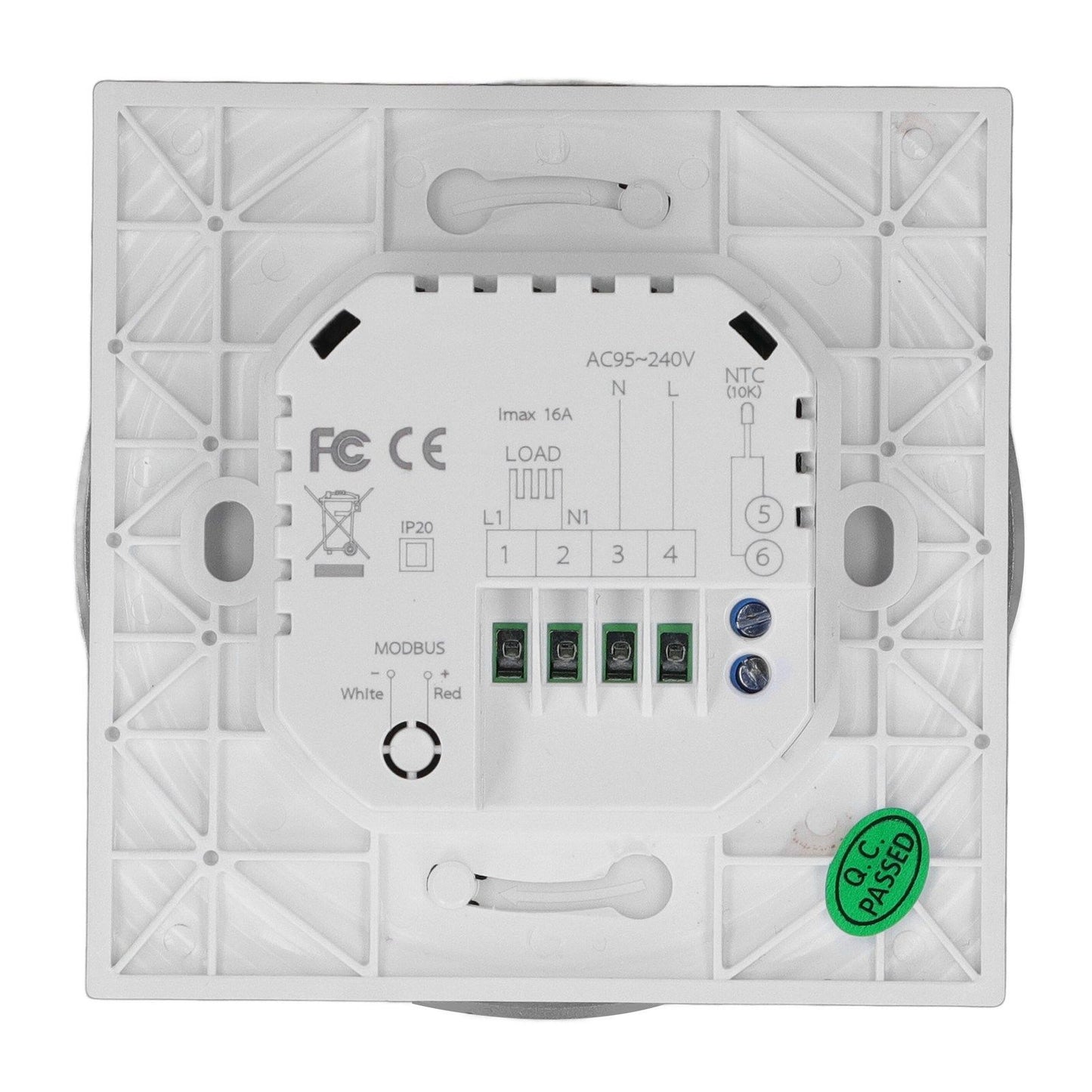 Smart Floor Heat Thermostat Voice Phone Control LCD Touch Screen WiFi Thermostat for Electric Heating Systems 95‑240VAC