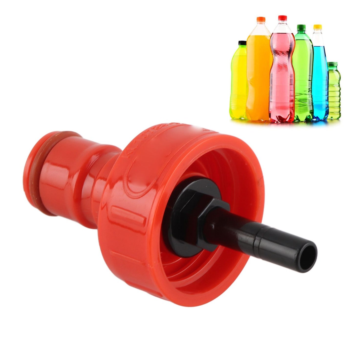 G1/4 Carbonation Cap Ball Lock Type Robust Lightweight ABS Carbonation PET Soda Bottle Filling