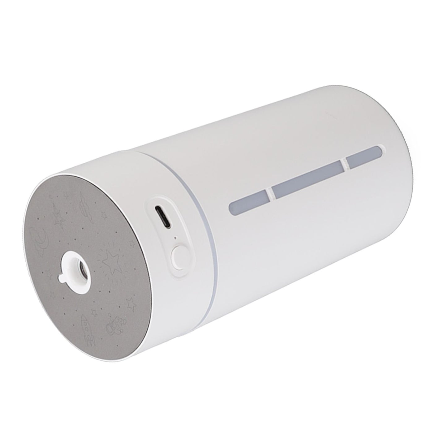 Mini Humidifier 250ml USB Charge Projector Light Cool Visible Water Level Desk Humidifier for Bedroom Office Car