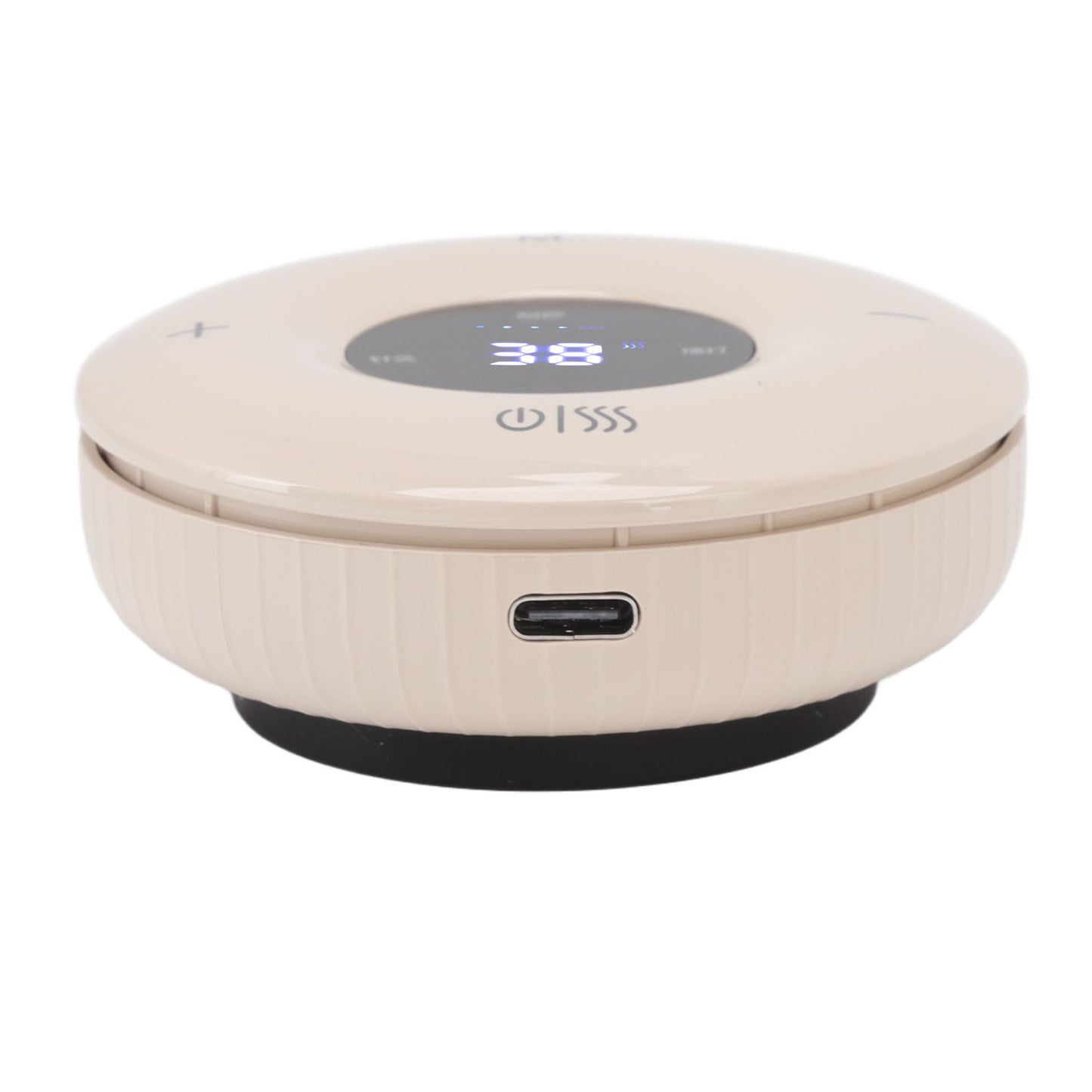 Electric Gua Sha Scrapping Massager USB Charging Multi Function Physical Gua Sha Massager with Heat and Suction for Home Apricot Yellow