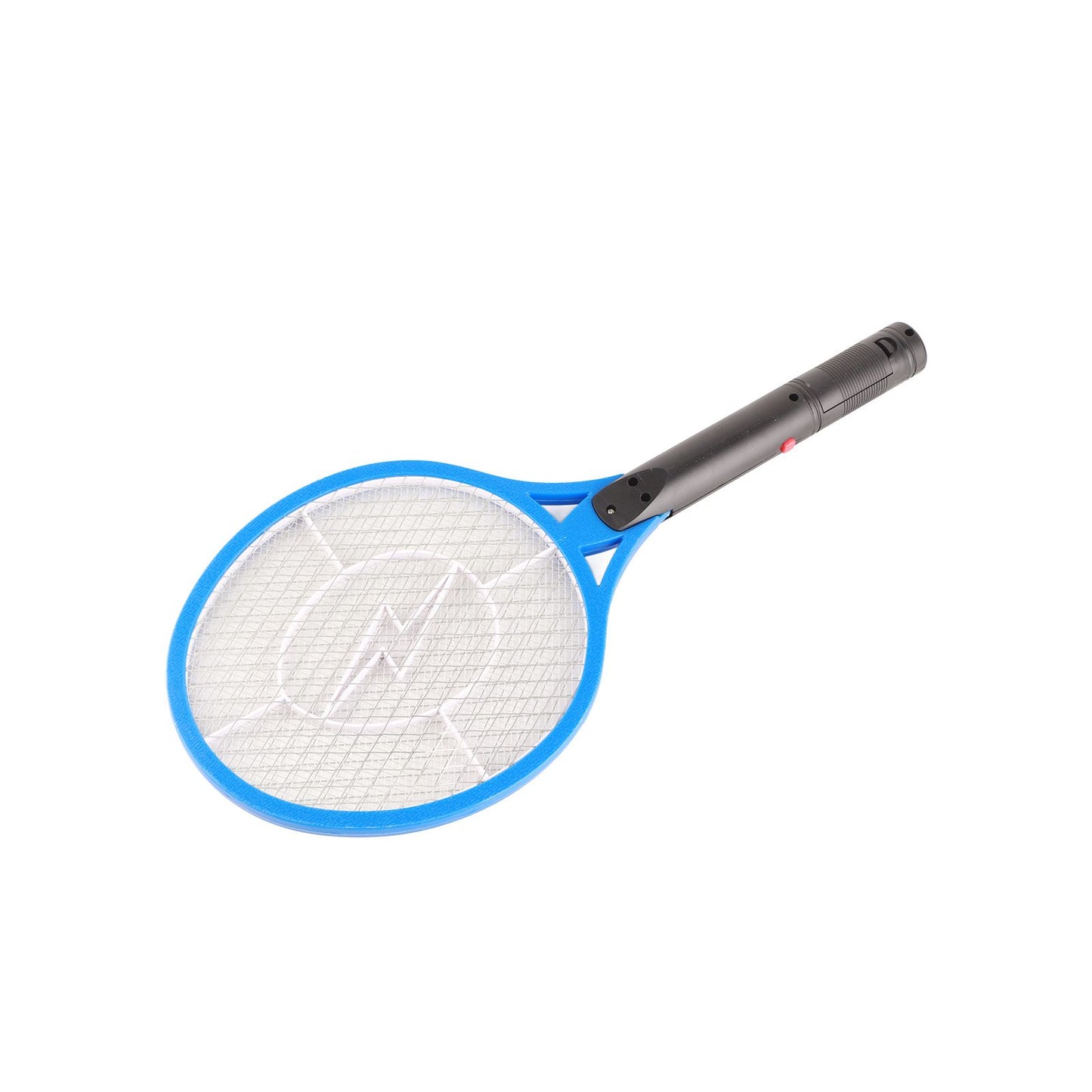 Electric Fly Swatter Racket Professional Triple Layer Large Mesh Safety Mosquito Bat for Home Camping Outdoor Blue