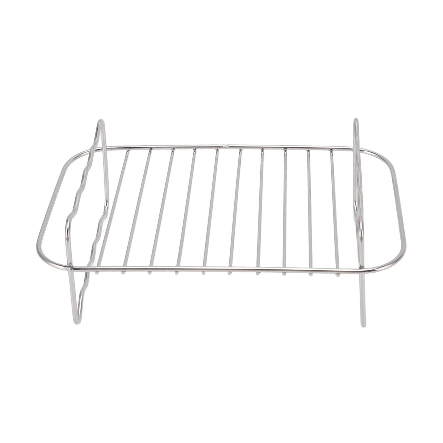 Fryer Rack Stainless Steel Rectangle Double Layer Fryer Accessory for NINJA FOOD 8QT Dual Basket Fryer