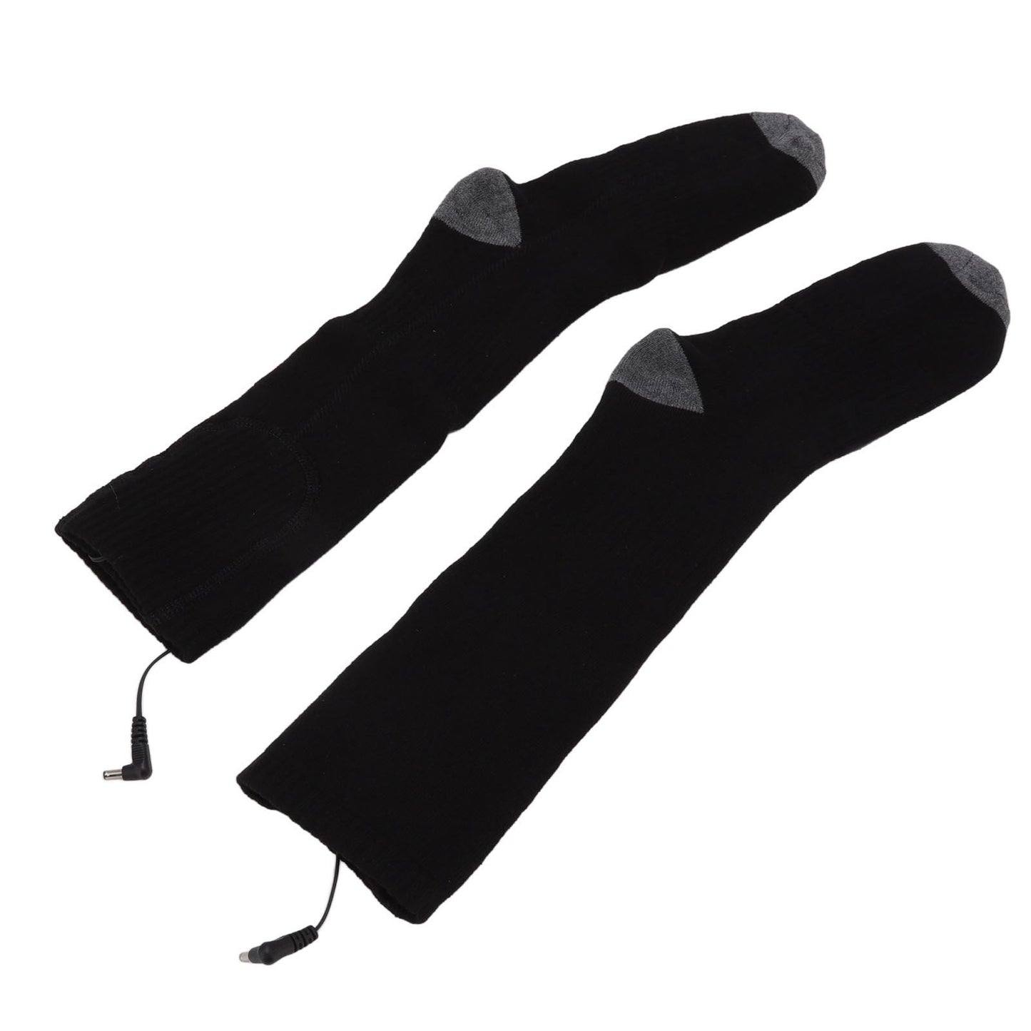 Smart Heating Socks Foot Thermal Electric Heated Stockings Winter Cold Resistant Electric Socks Black