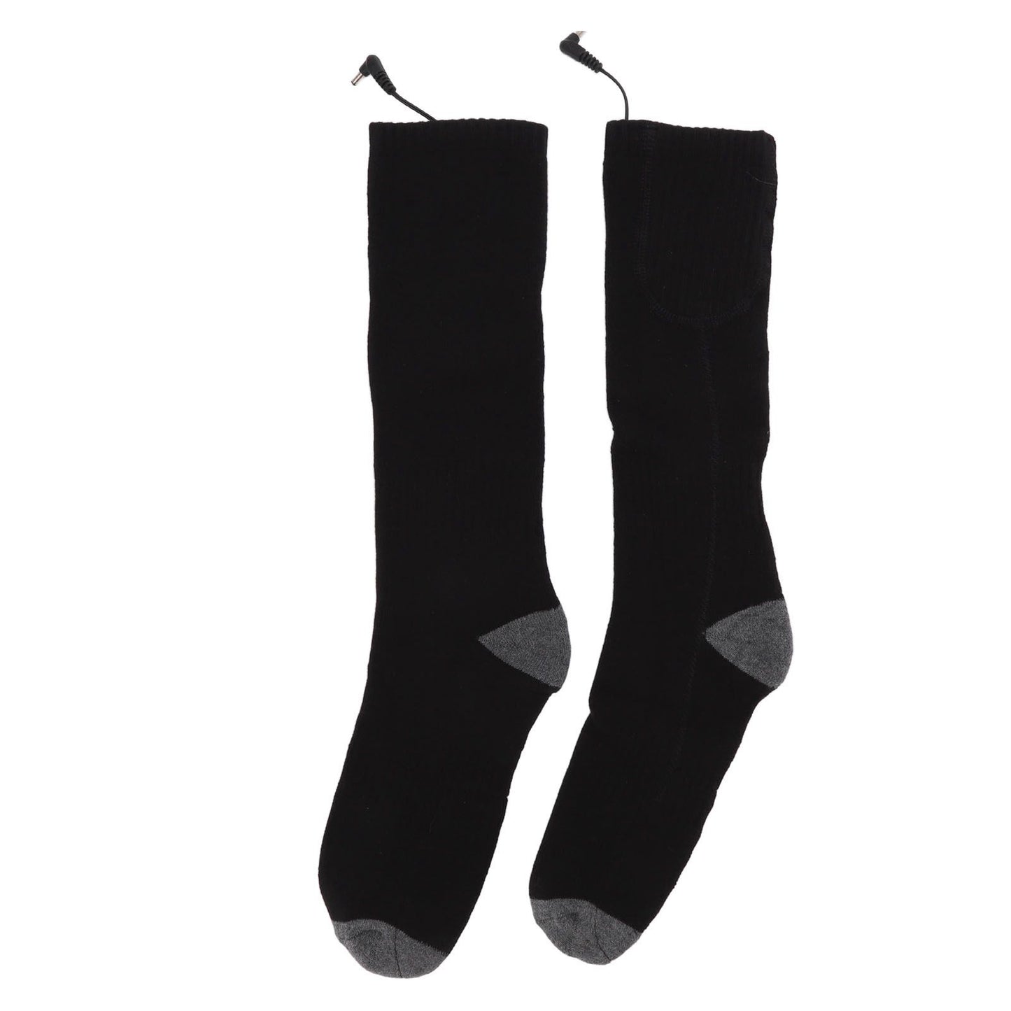 Smart Heating Socks Foot Thermal Electric Heated Stockings Winter Cold Resistant Electric Socks Black