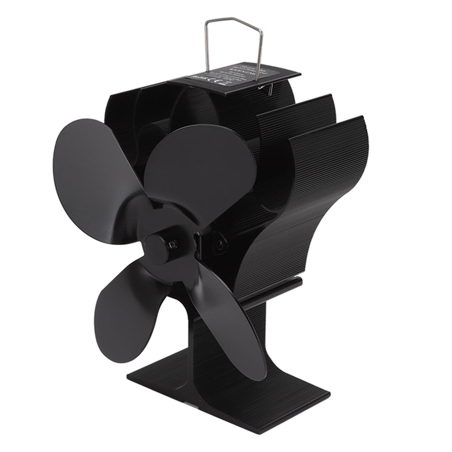 Heat Powered Stove Fan Self Starting Heat Resistant Aluminum Alloy 1400rpm Thermoelectric Fan for Fireplace