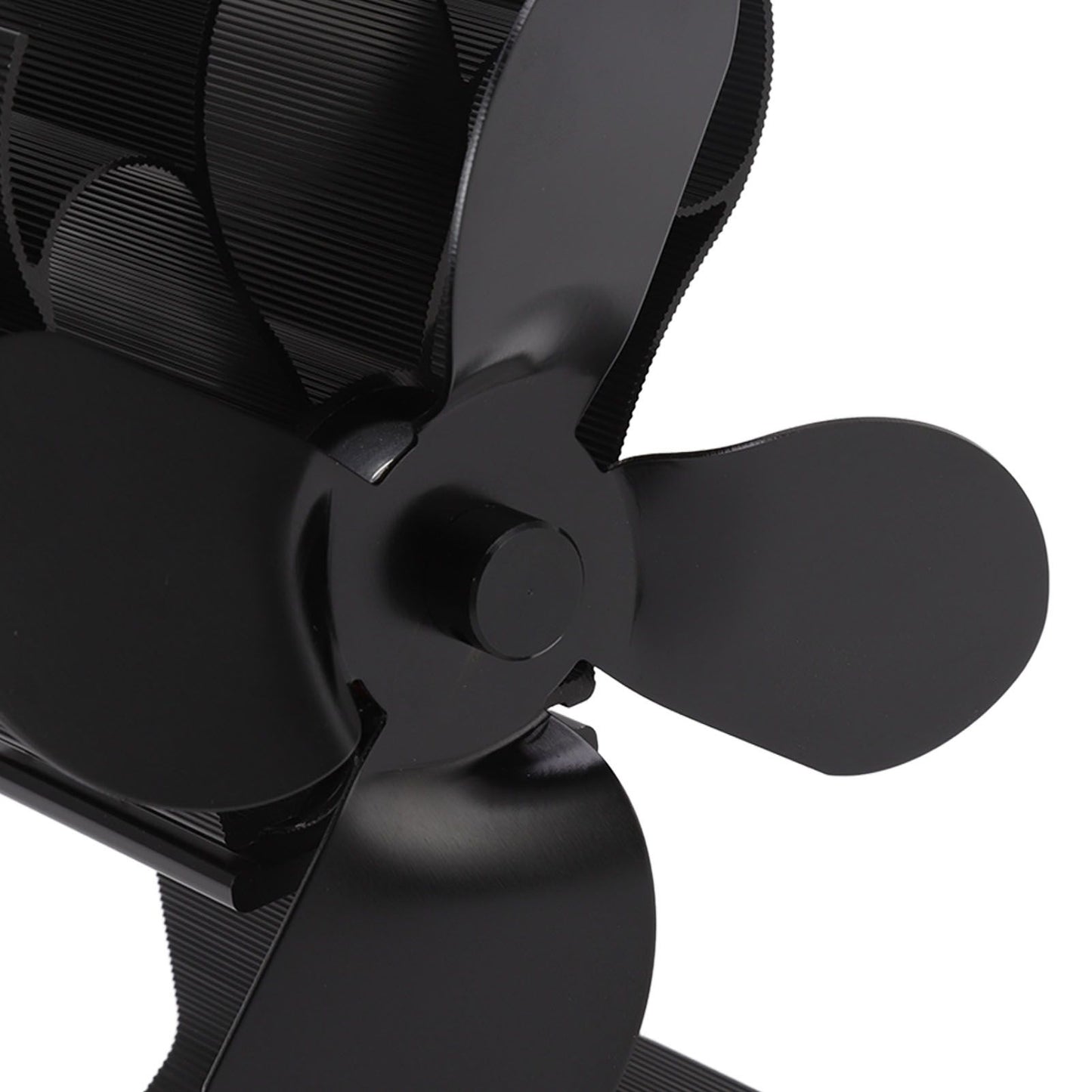 Heat Powered Stove Fan Self Starting Heat Resistant Aluminum Alloy 1400rpm Thermoelectric Fan for Fireplace