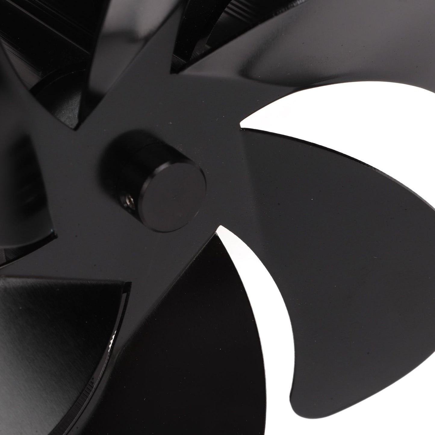6 Blade Stove Eco Fan Black High Temperature Resistant Self Starting Energy Saving Heat Powered Fan for Home