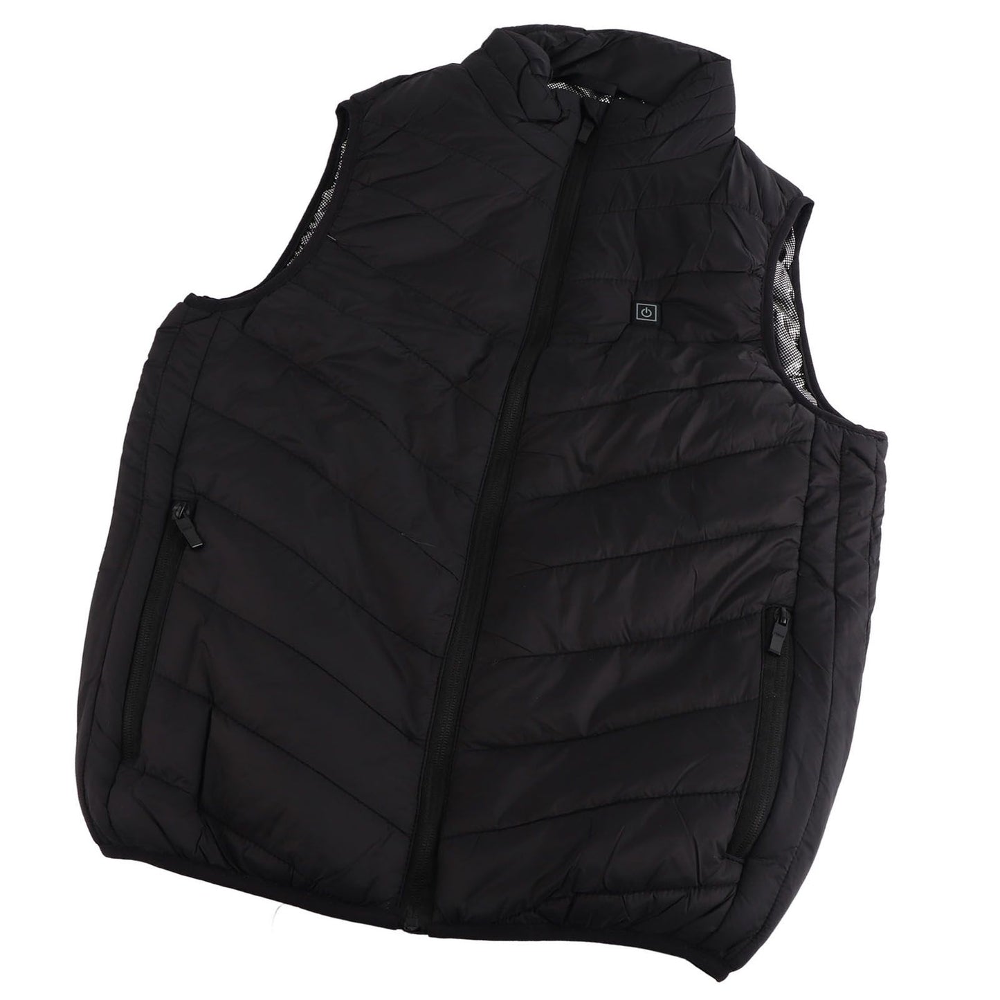 Heated Jacket Unisex 3 Gears Four Zones Heating Polyester Fiber Electric Thermal Vest for Outdoor Winter XL