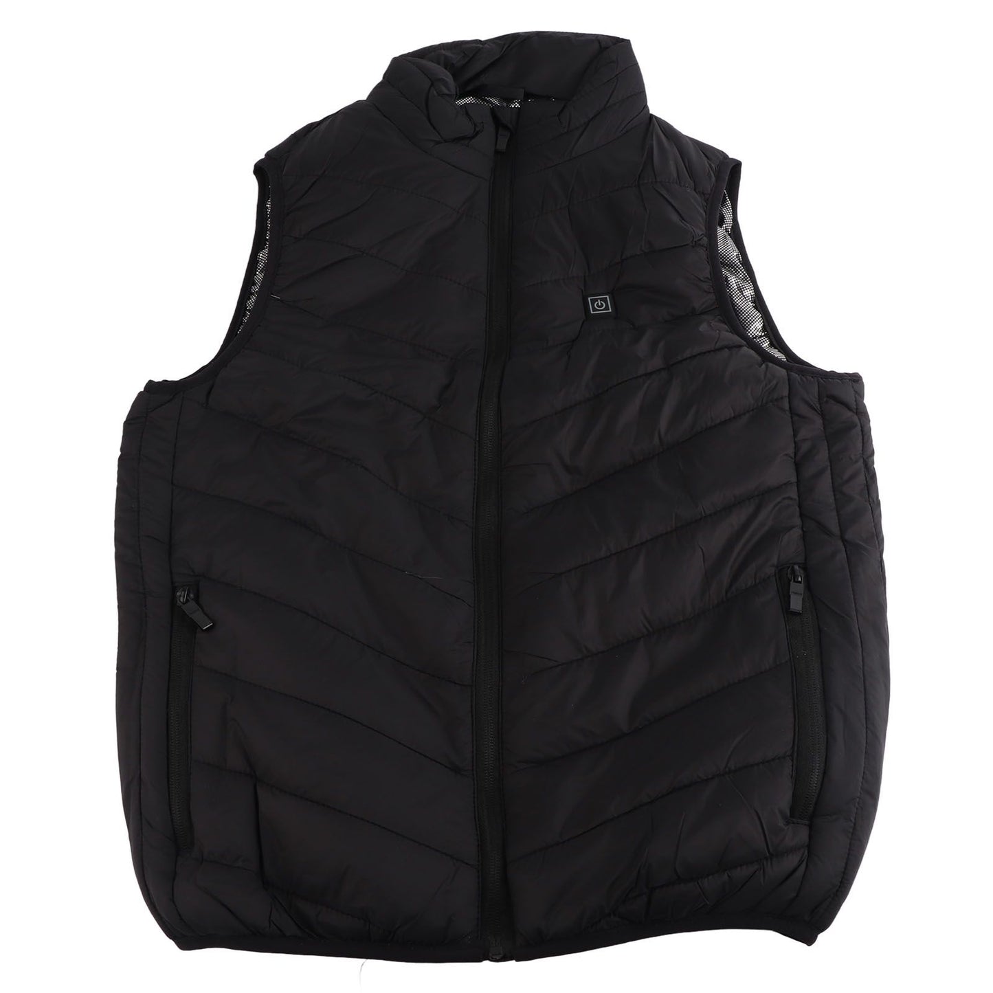 Heated Jacket Unisex 3 Gears Four Zones Heating Polyester Fiber Electric Thermal Vest for Outdoor Winter XXL