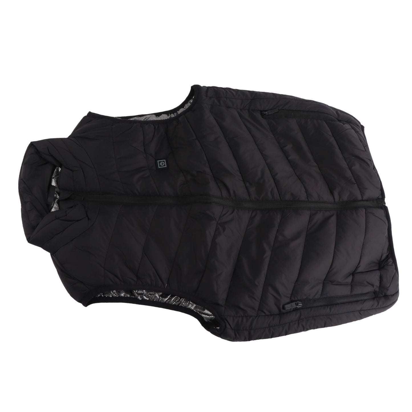 Heated Jacket Unisex 3 Gears Four Zones Heating Polyester Fiber Electric Thermal Vest for Outdoor Winter XXL
