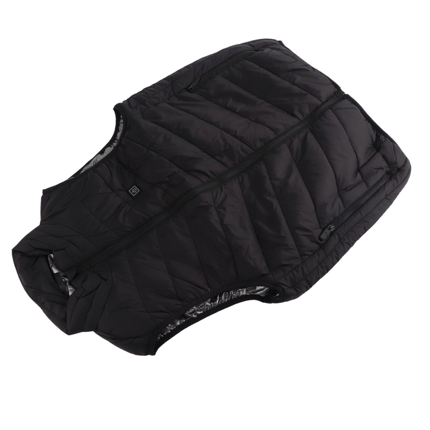 Heated Jacket Unisex 3 Gears Four Zones Heating Polyester Fiber Electric Thermal Vest for Outdoor Winter XXXL