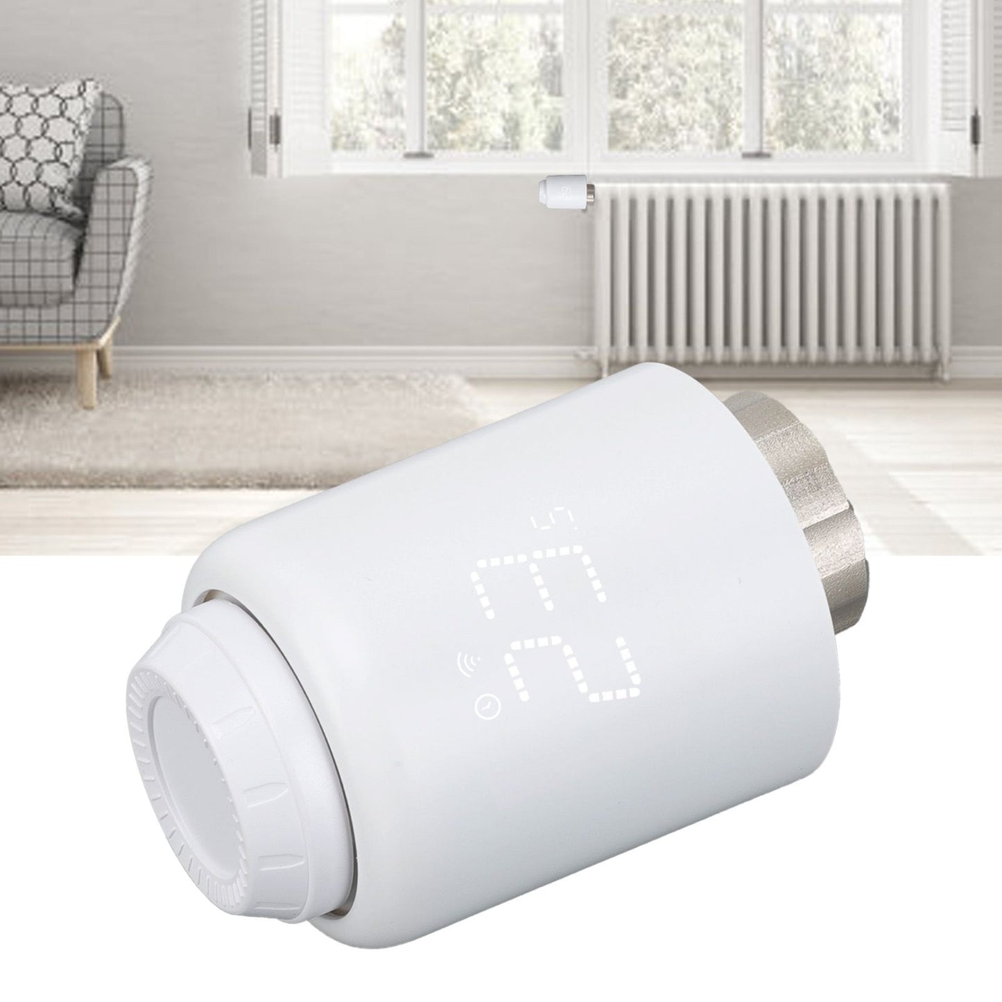 Smart Radiator Valve Thermostat Controller Wireless Control Timing Function for Home