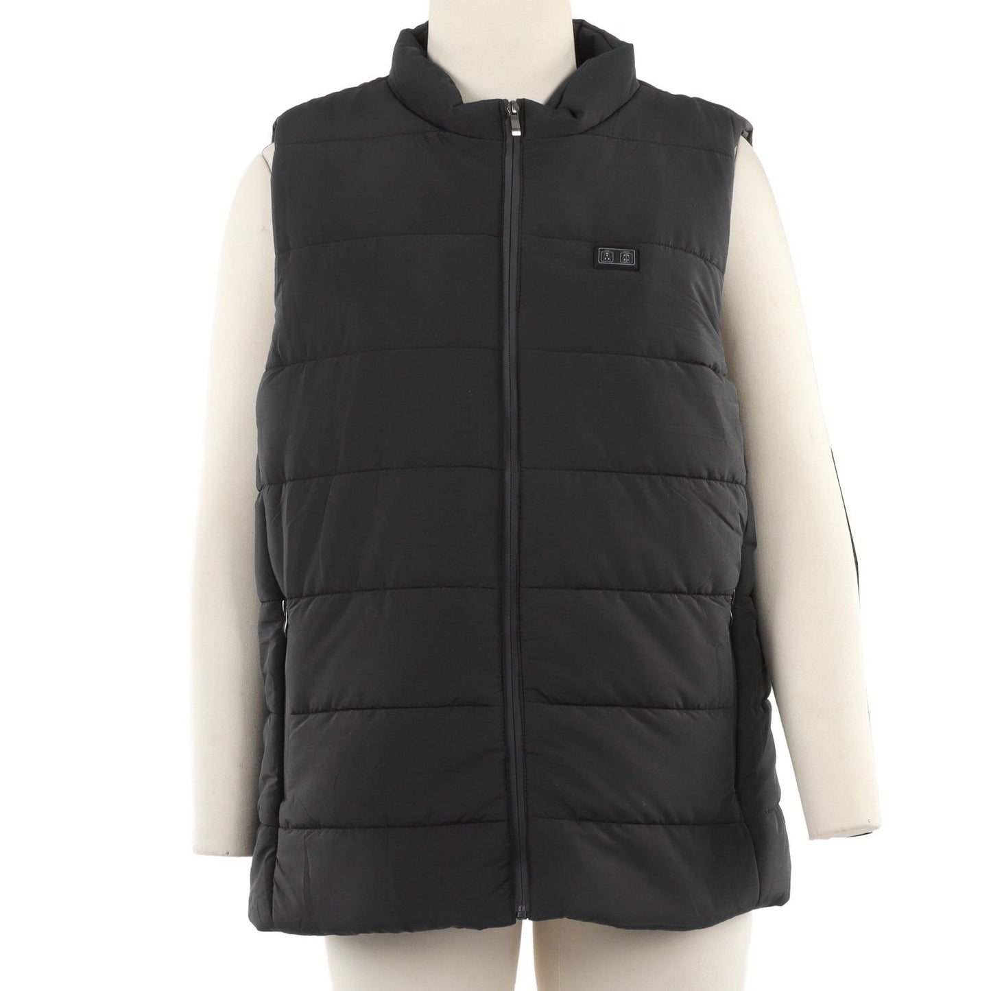 USB Heating Down Vest Dual Control Smart Electric Vest Men Women Winter Thermal Heated Vest M