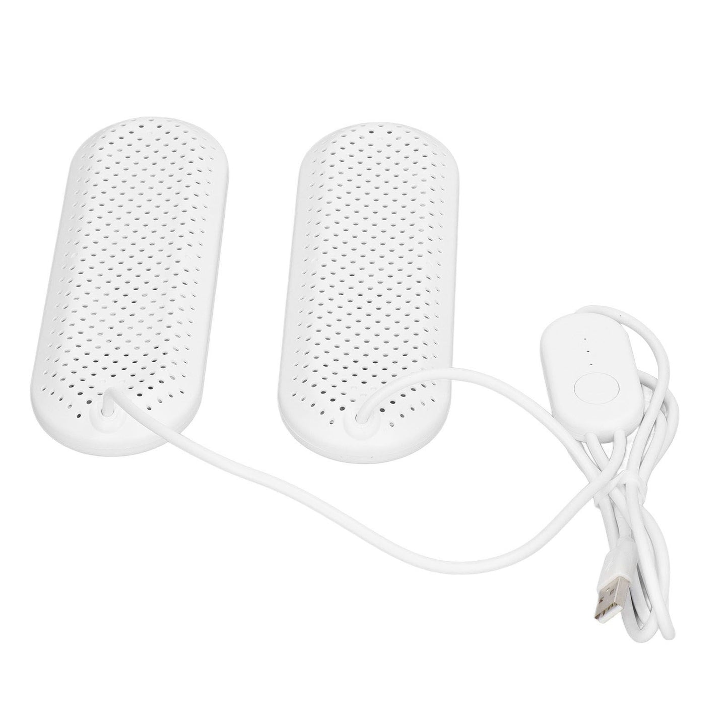 Household USB Shoe Dryer Student Dormitory Adult Deodorizing Boot Shoes Dryer with Timer White