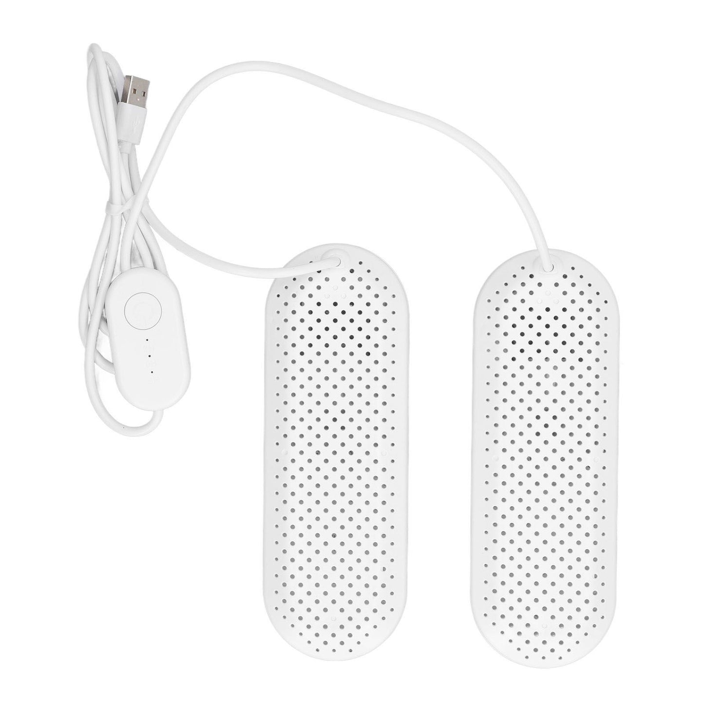 Household USB Shoe Dryer Student Dormitory Adult Deodorizing Boot Shoes Dryer with Timer White