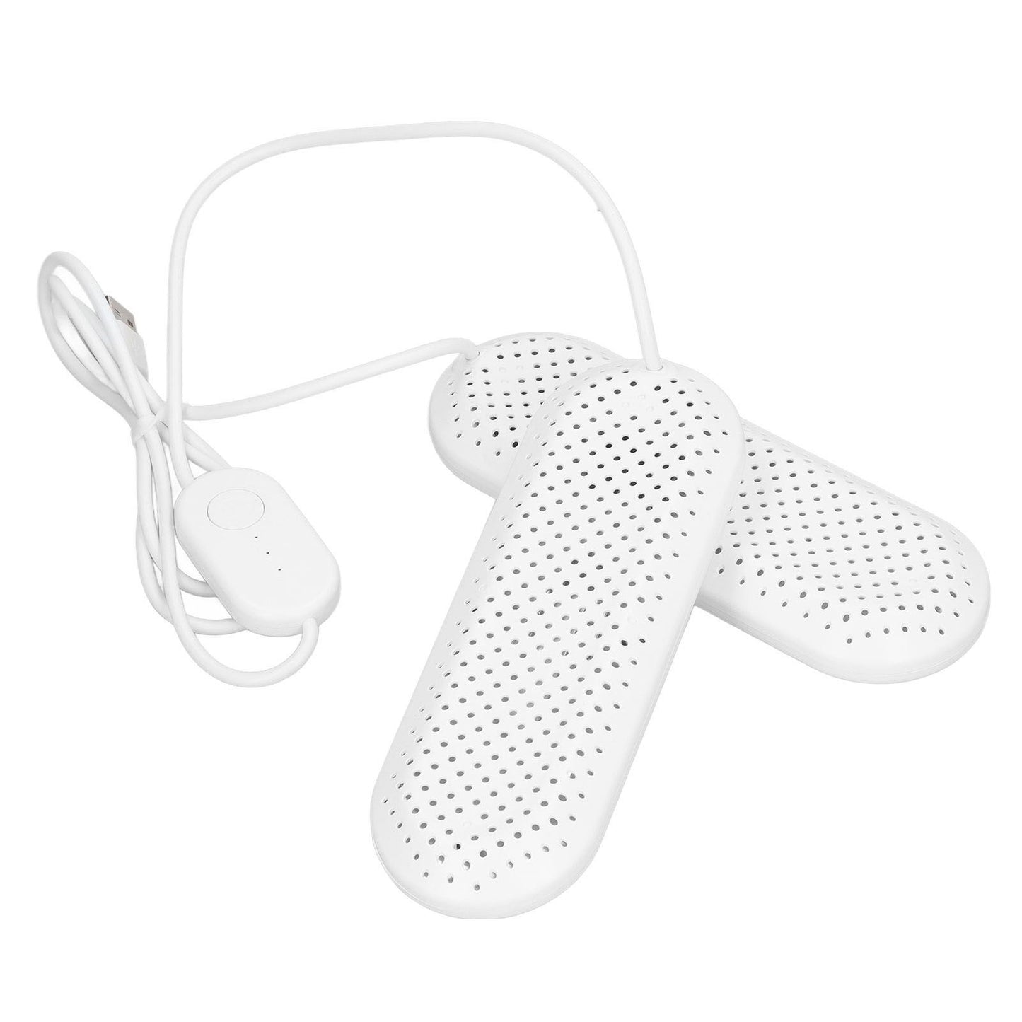 Household USB Shoe Dryer Student Dormitory Adult Deodorizing Boot Shoes Dryer with Timer White