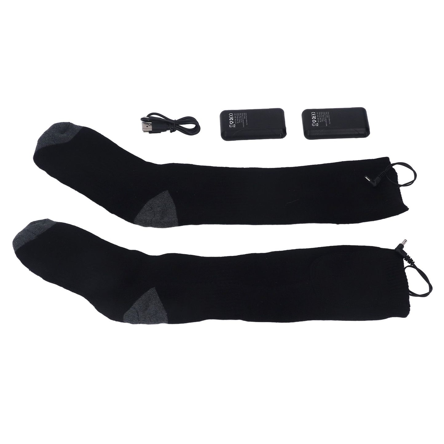 Heated Socks Warmer 3 Heating Level USB Charging Comfortable Washable for Men Women