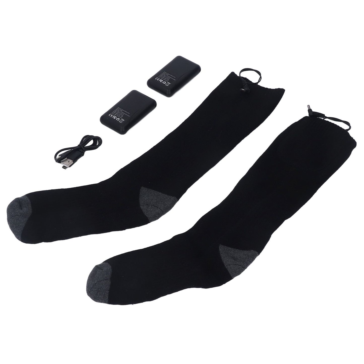 Heated Socks Warmer 3 Heating Level USB Charging Comfortable Washable for Men Women