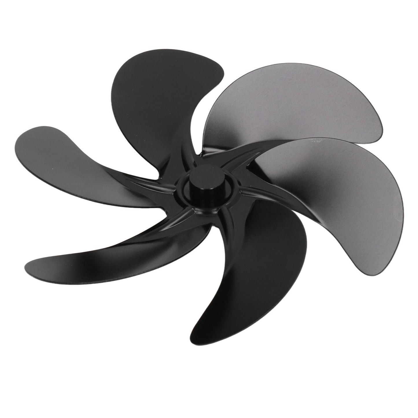 6 Blades Fireplace Fan Blade Replacement Universal Aluminum Alloy Fan Blade Stove Fan Accessories