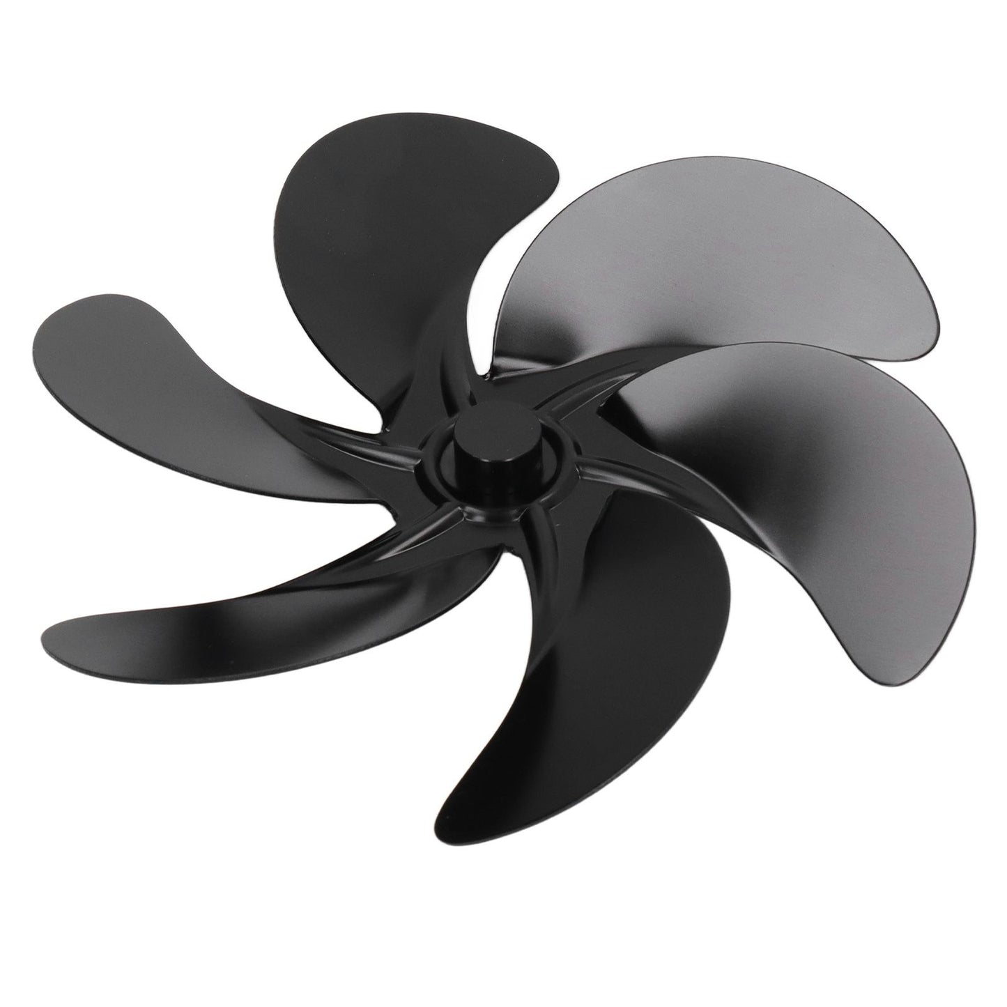 6 Blades Fireplace Fan Blade Replacement Universal Aluminum Alloy Fan Blade Stove Fan Accessories