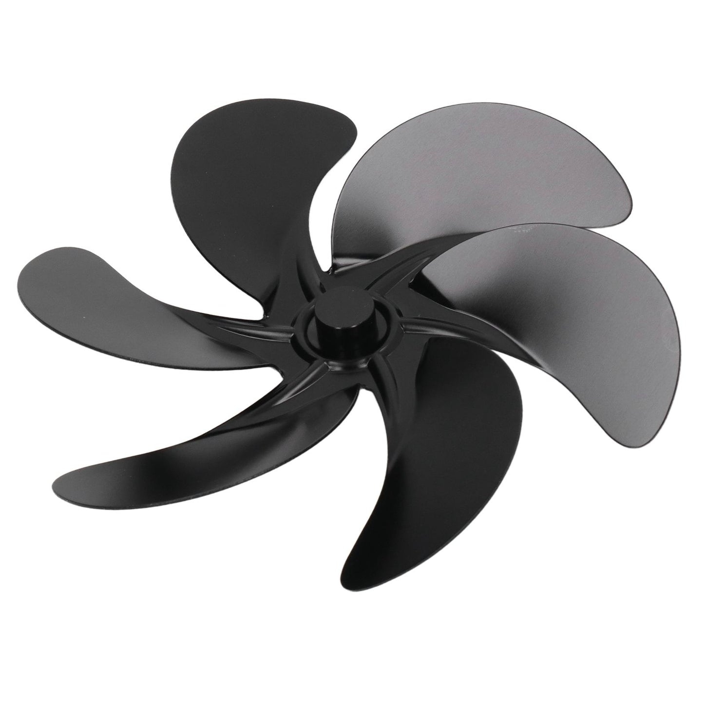 6 Blades Fireplace Fan Blade Replacement Universal Aluminum Alloy Fan Blade Stove Fan Accessories