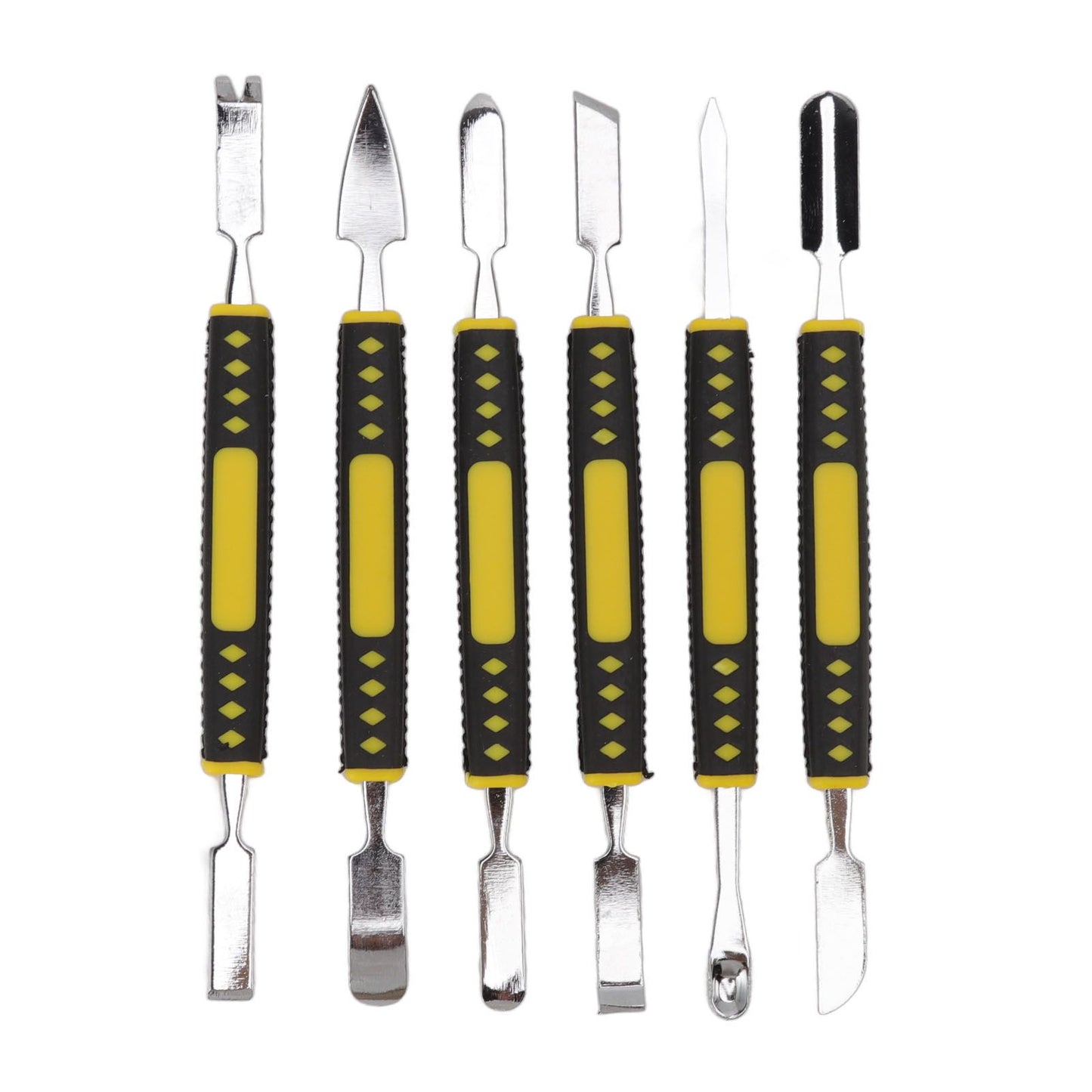 6Pcs Spudger Opening Pry Tool ABS Handle Alloy Steel Bar for Electronic Maintenance